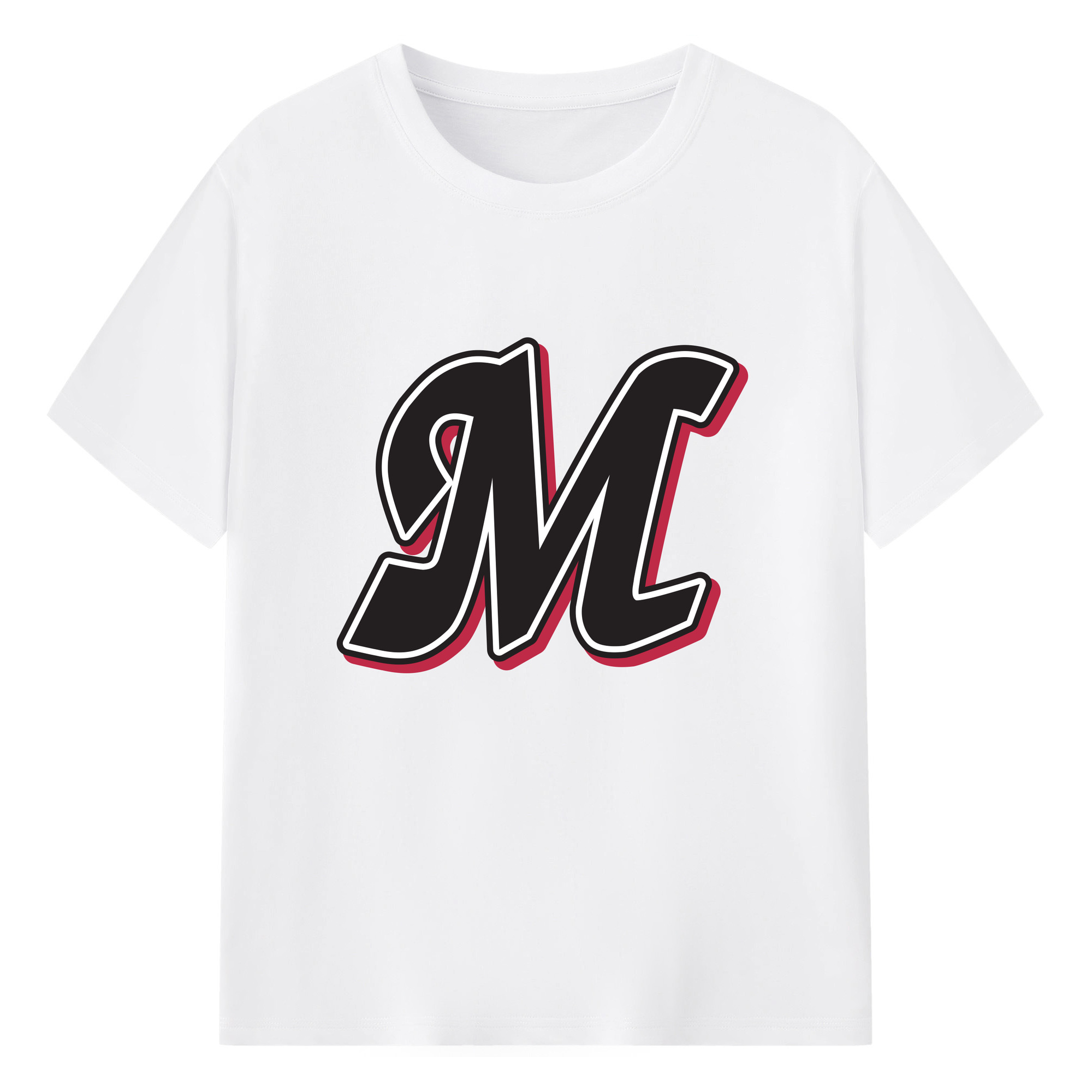 CHIBA LOTTE MARINES SYMBOL APPLICATION SAMURAI Logo - 綿100％ 半袖Tシャツ ・ フロントプリント ・ 快適 通気性 ・ 日常使い 散歩 スポーツ用