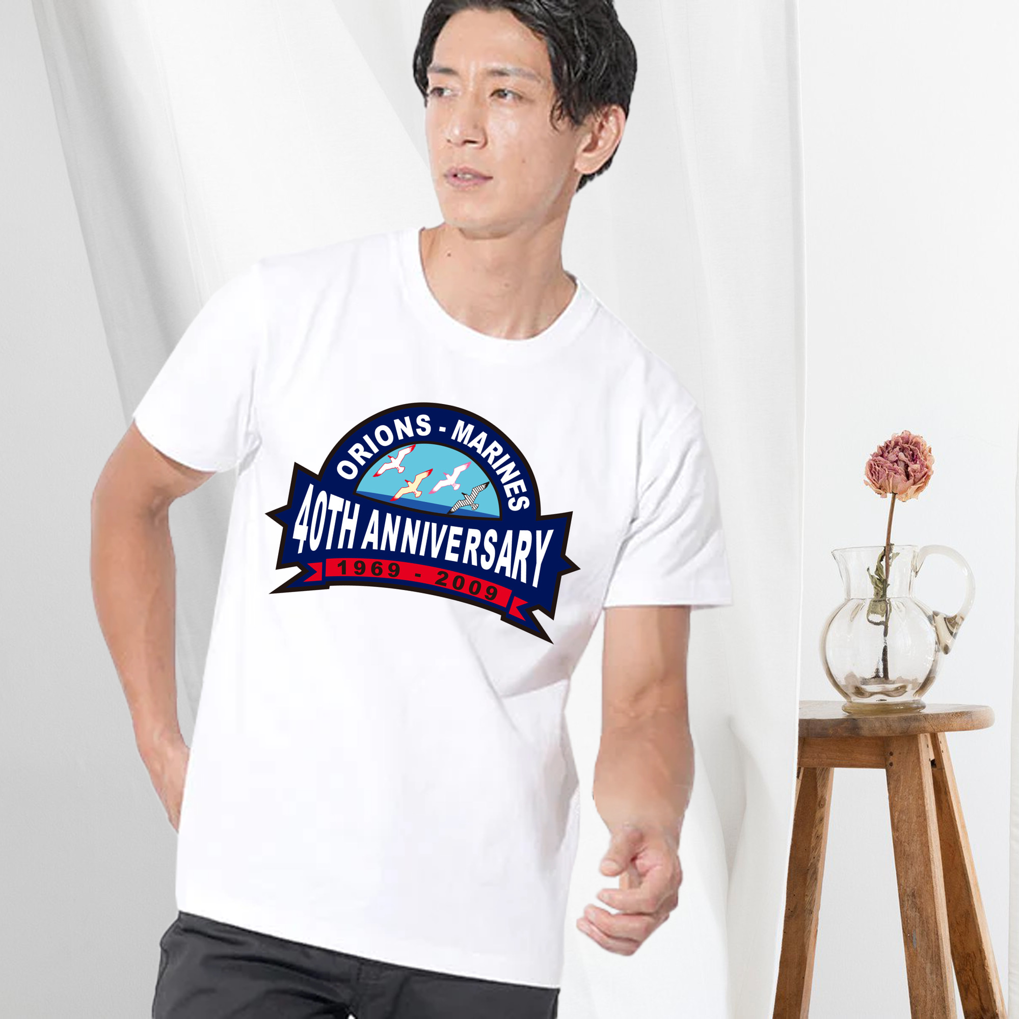 CHIBA LOTTE MARINES ORIONS MARINES 40th Anniversary Logo