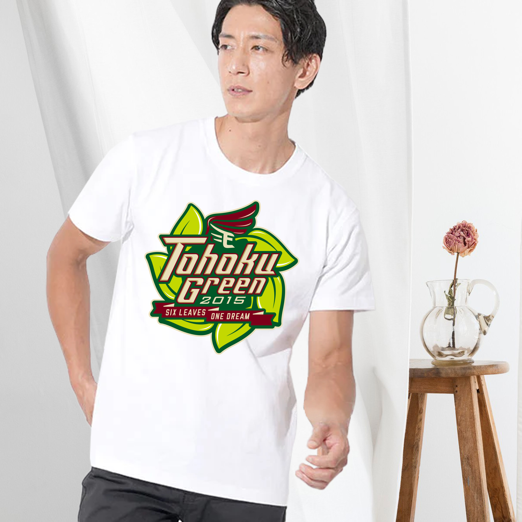 TOHOKU RAKUTEN GOLDEN EAGLES TOHOKU GREEN 2015 EMBLEM Logo