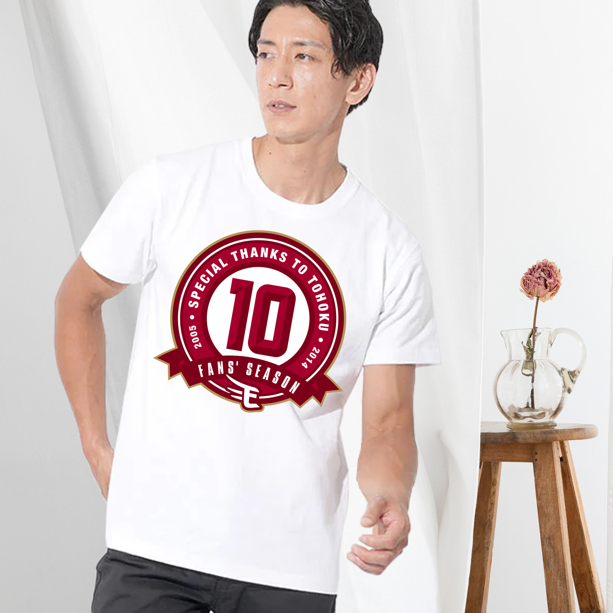 TOHOKU RAKUTEN GOLDEN EAGLES 10TH ANNIVERSARY EMBLEM Logo