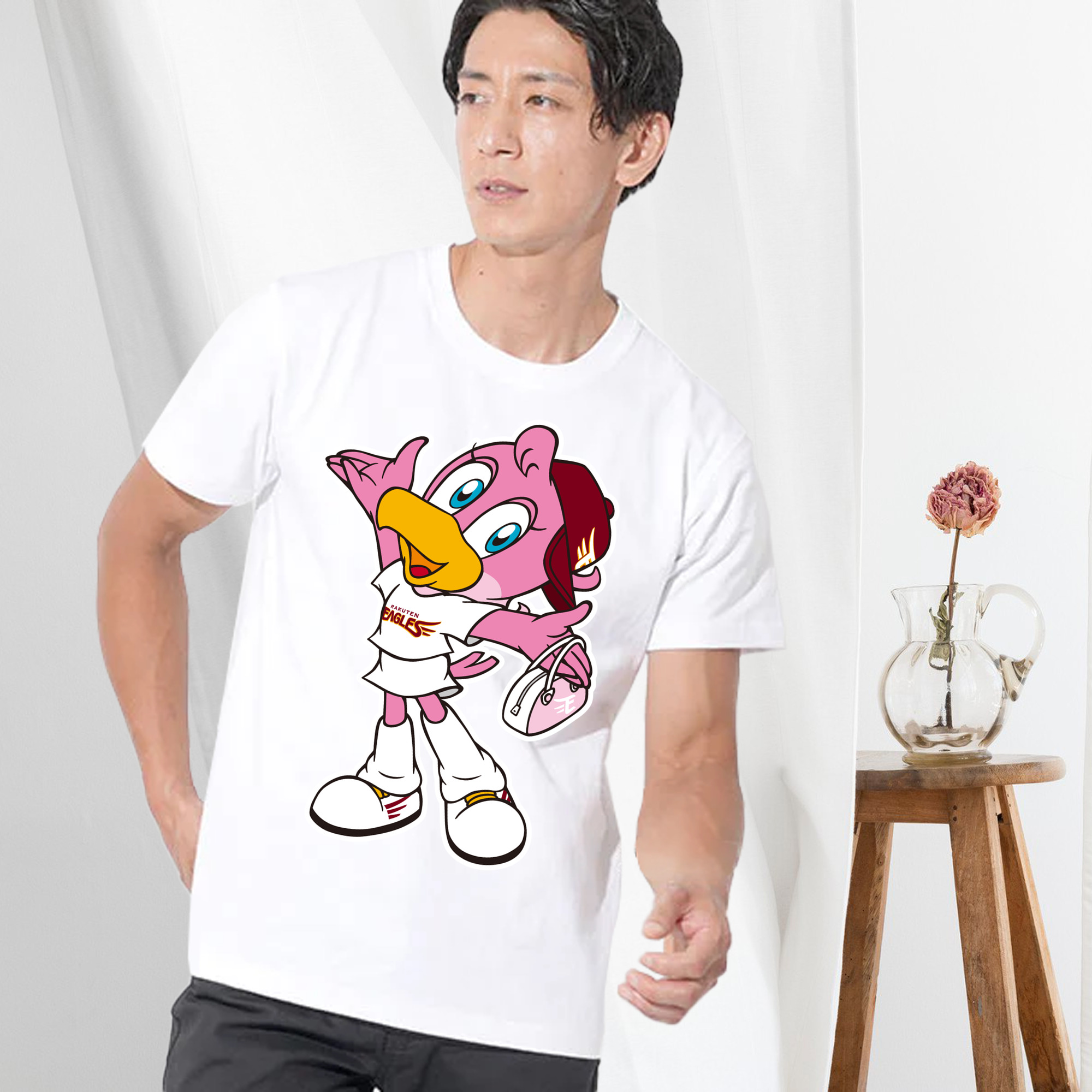 TOHOKU RAKUTEN GOLDEN EAGLES MASCOT CLUTCHENA APPLICATION Logo