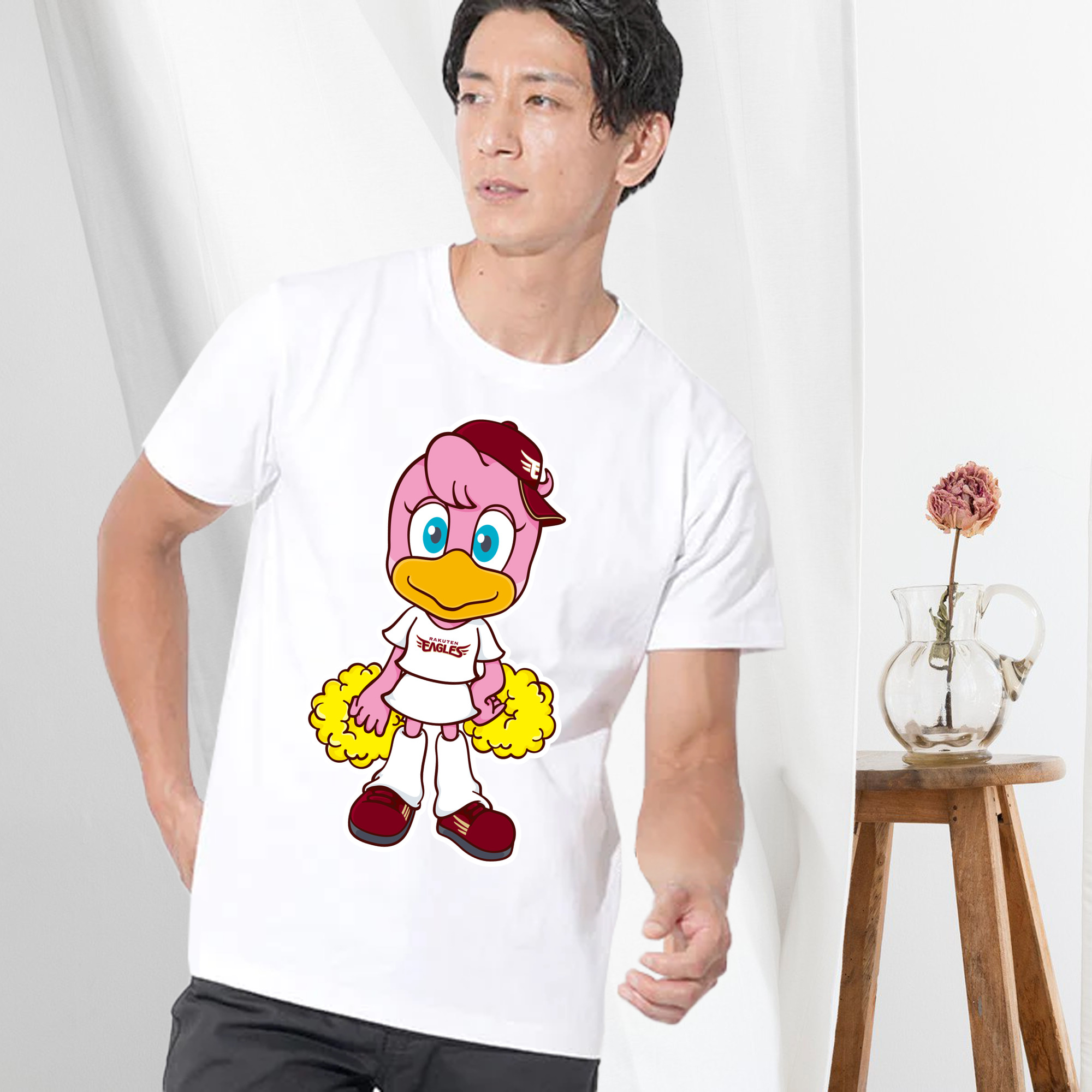 TOHOKU RAKUTEN GOLDEN EAGLES MASCOT CLUTCHENA 2024 ORIGINAL Logo