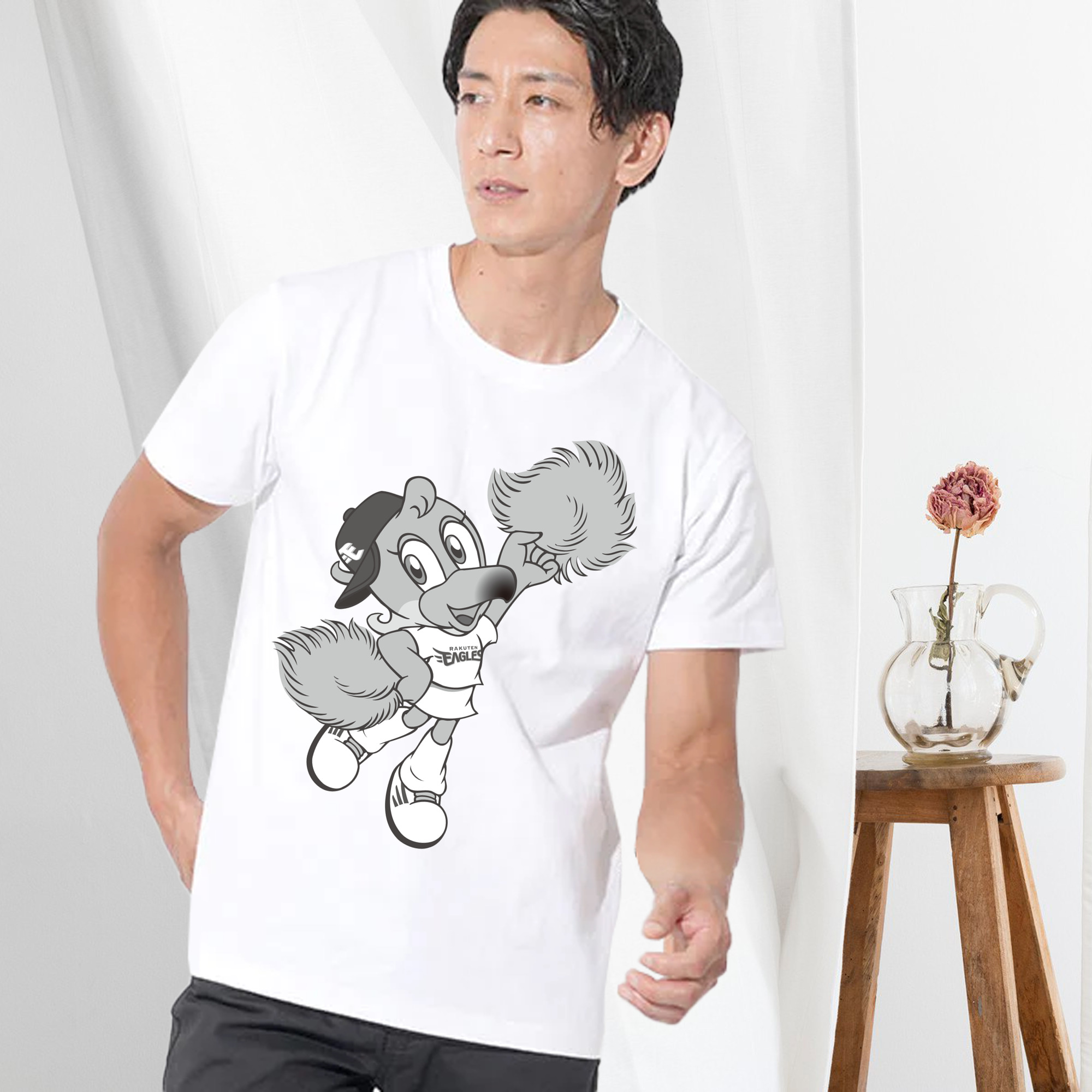 TOHOKU RAKUTEN GOLDEN EAGLES MASCOT CLUTCHENA OLD ORIGINAL Logo