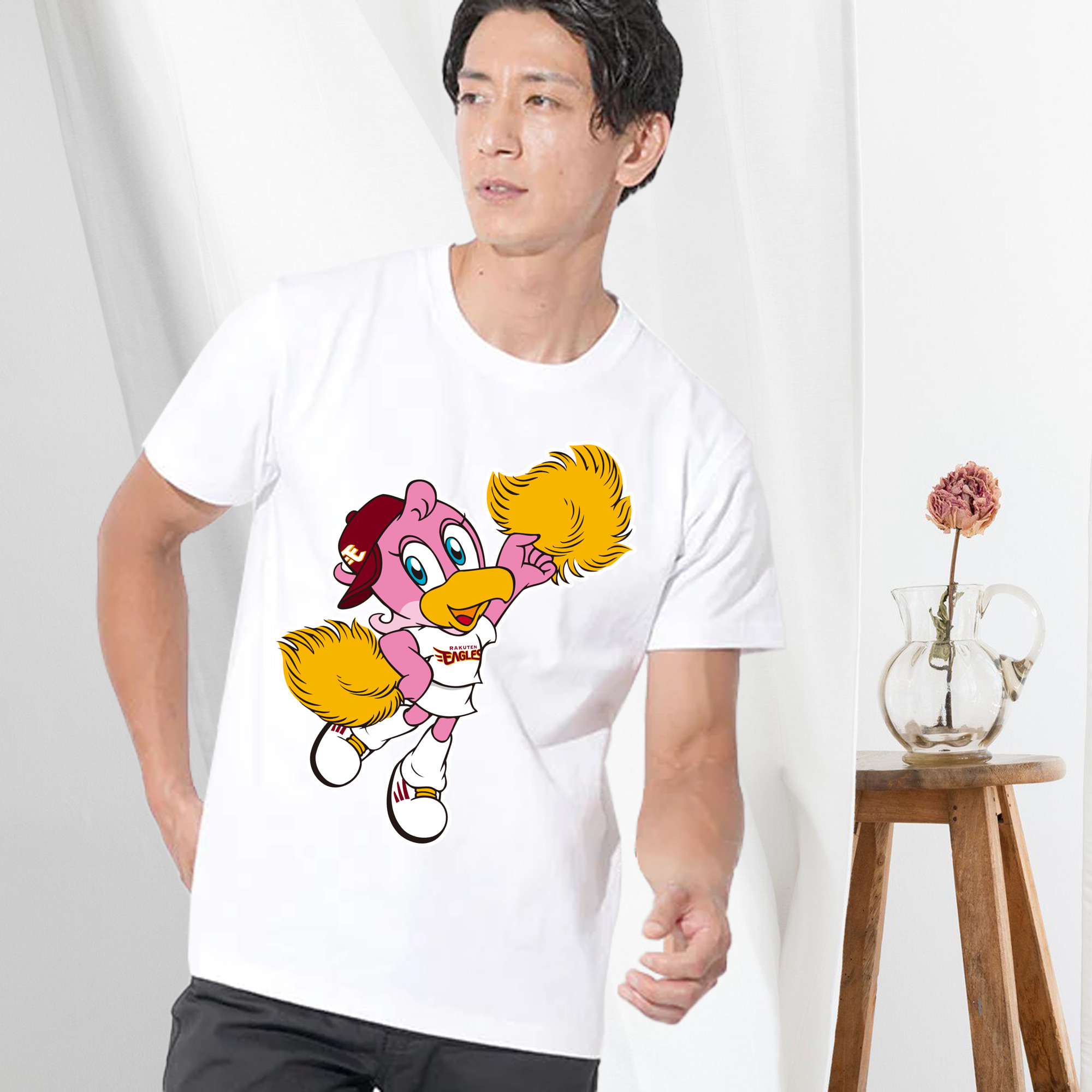 TOHOKU RAKUTEN GOLDEN EAGLES MASCOT CLUTCHENA Logo