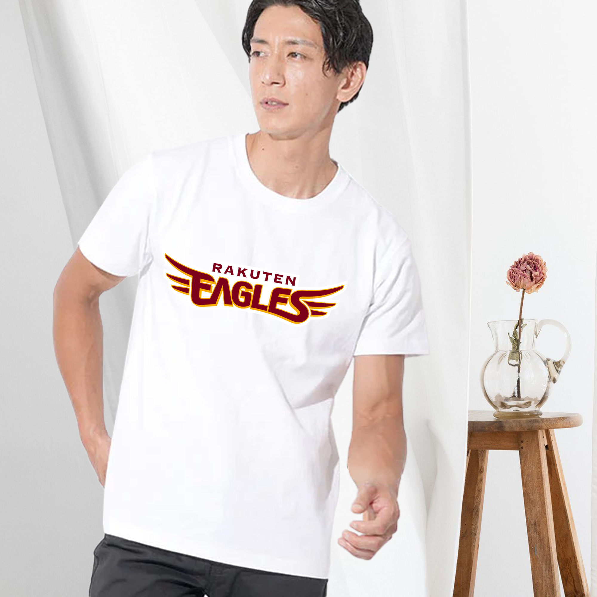 TOHOKU RAKUTEN GOLDEN EAGLES WORDMARK ORIGINAL BACKGROUND Logo