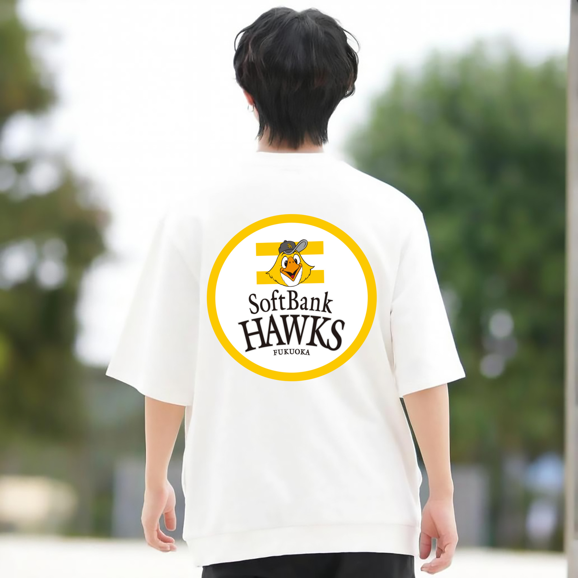 FUKUOKA SOFTBANK HAWKS EMBLEM ROUND COLOR Logo