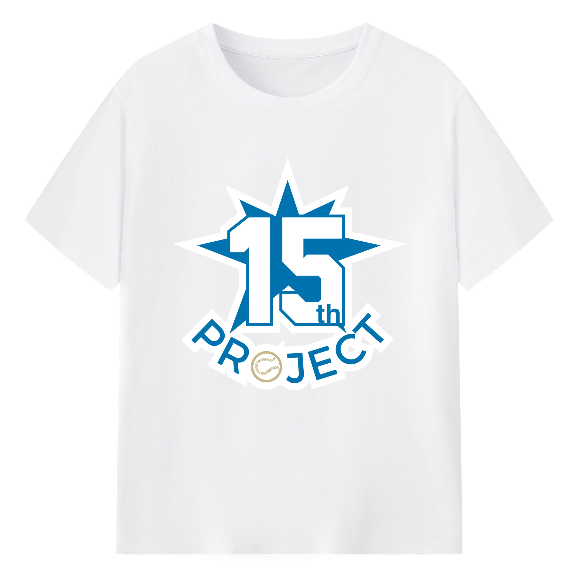 HOKKAIDO NIPPON-HAM FIGHTERS 15TH SEASON ANNIVERSARY Logo - 綿100％ 半袖Tシャツ ・ フロントプリント ・ 快適 通気性 ・ 日常使い 散歩 スポーツ用