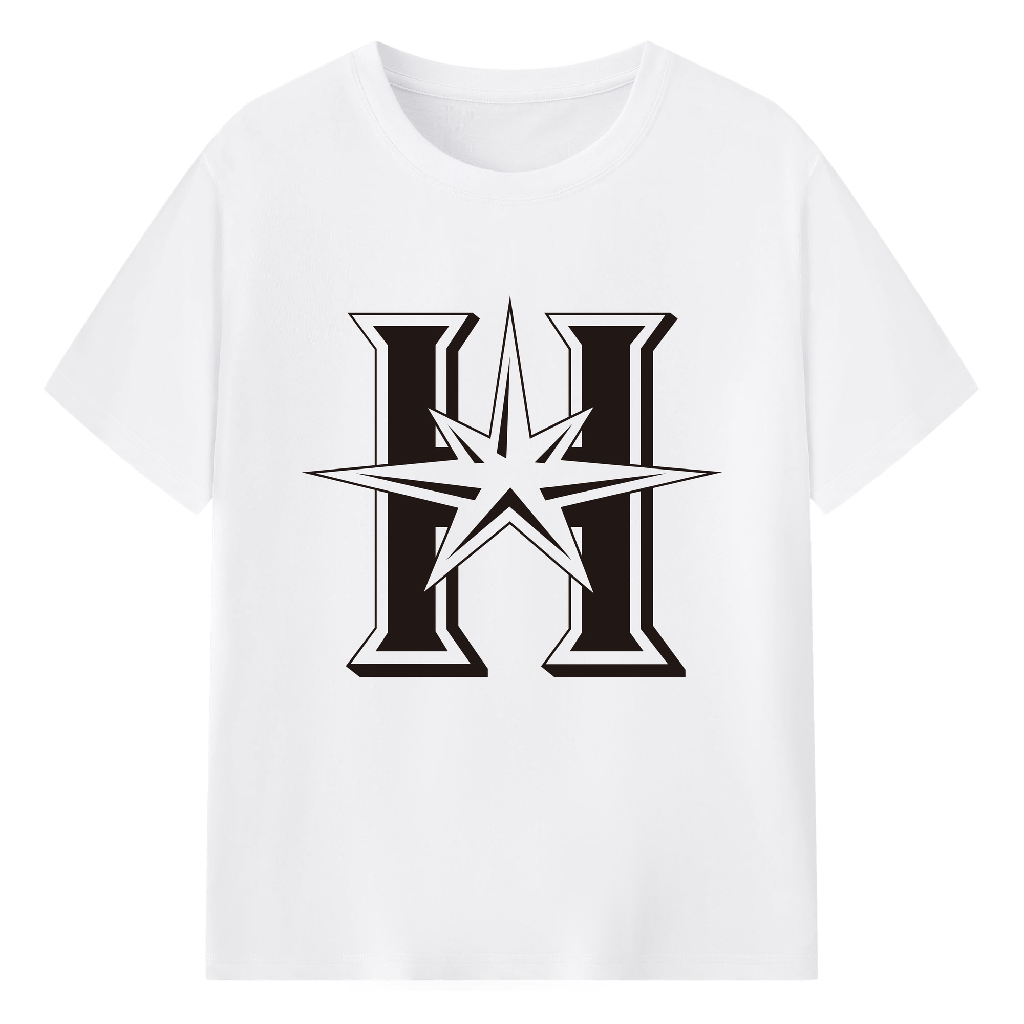 HOKKAIDO NIPPON-HAM FIGHTERS SYMBOL Logo 1 - 綿100％ 半袖Tシャツ ・ フロントプリント ・ 快適 通気性 ・ 日常使い 散歩 スポーツ用