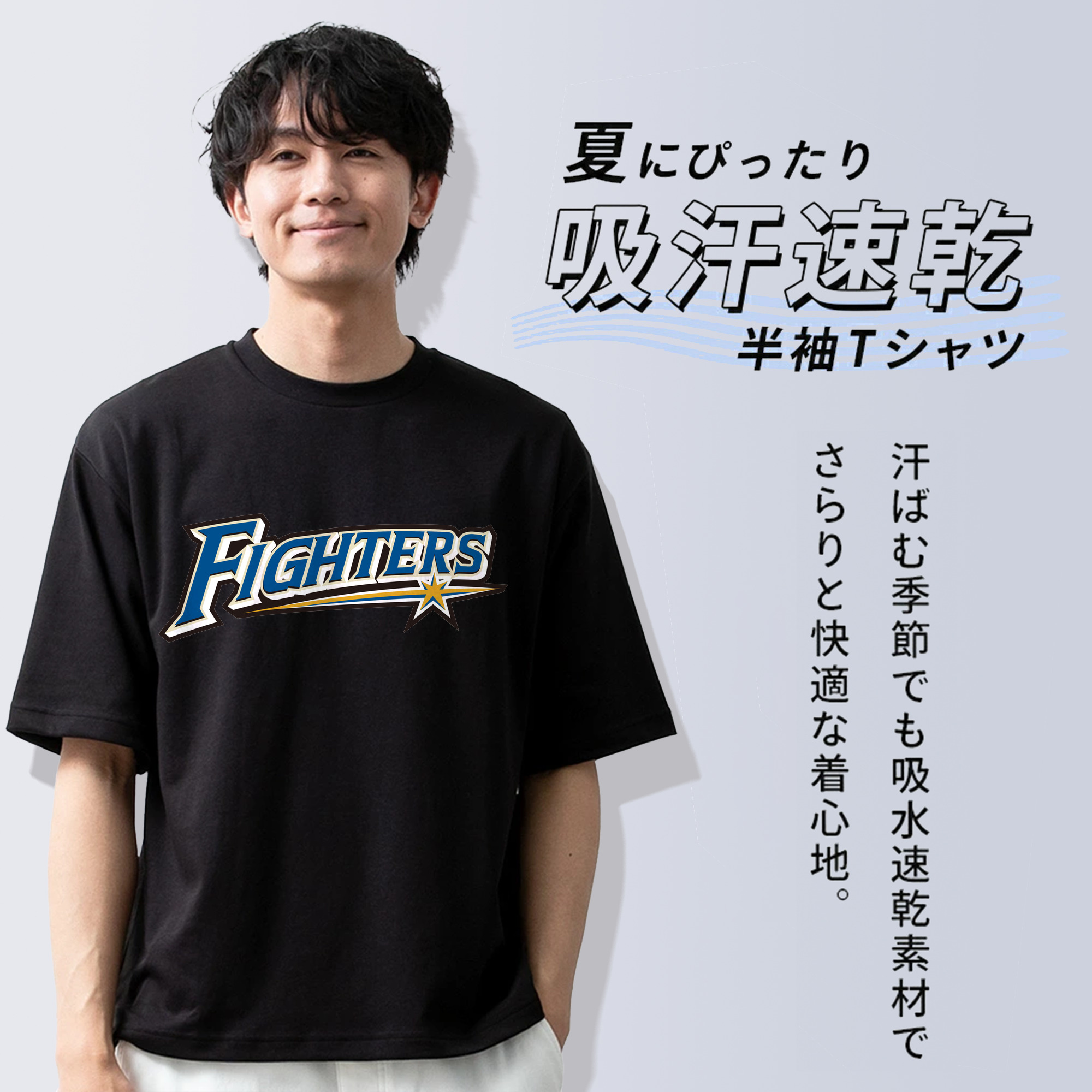 HOKKAIDO NIPPON-HAM FIGHTERS WORDMARK Color Logo