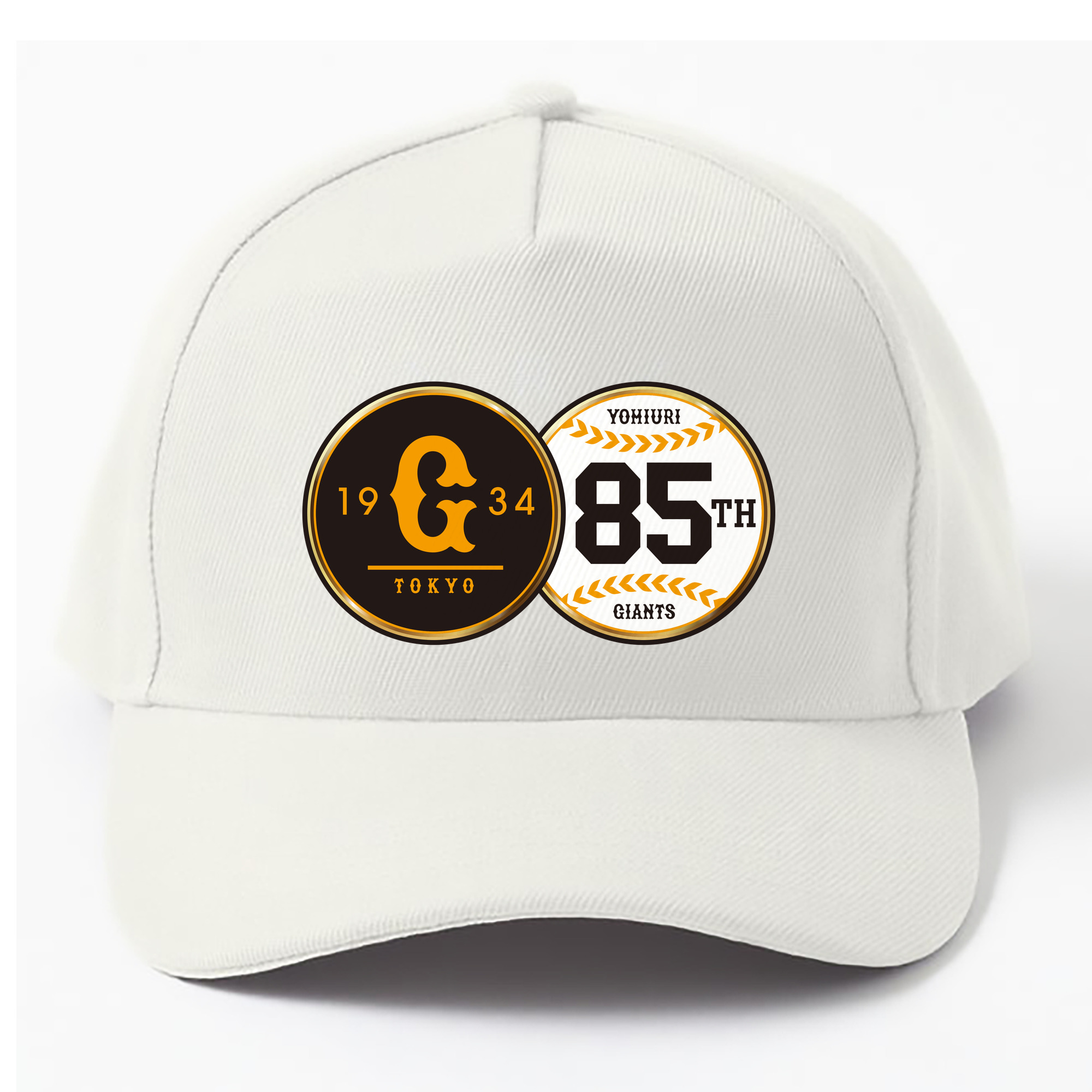 YOMIURI GIANTS 85TH ANNIVERSARY Logo - ベースボールキャップ ・ 綿100％ ・ 男女兼用 ・ スポーツ 帽子 ・ 日常使い 散歩 アウトドア 旅行用