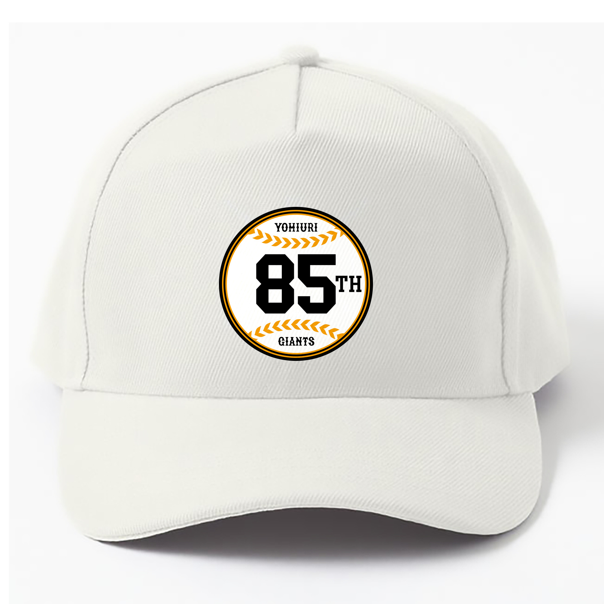 YOMIURI GIANTS 85TH ANNIVERSARY ORIGINAL EMBLEM Logo - ベースボールキャップ ・ 綿100％ ・ 男女兼用 ・ スポーツ 帽子 ・ 日常使い 散歩 アウトドア 旅行用