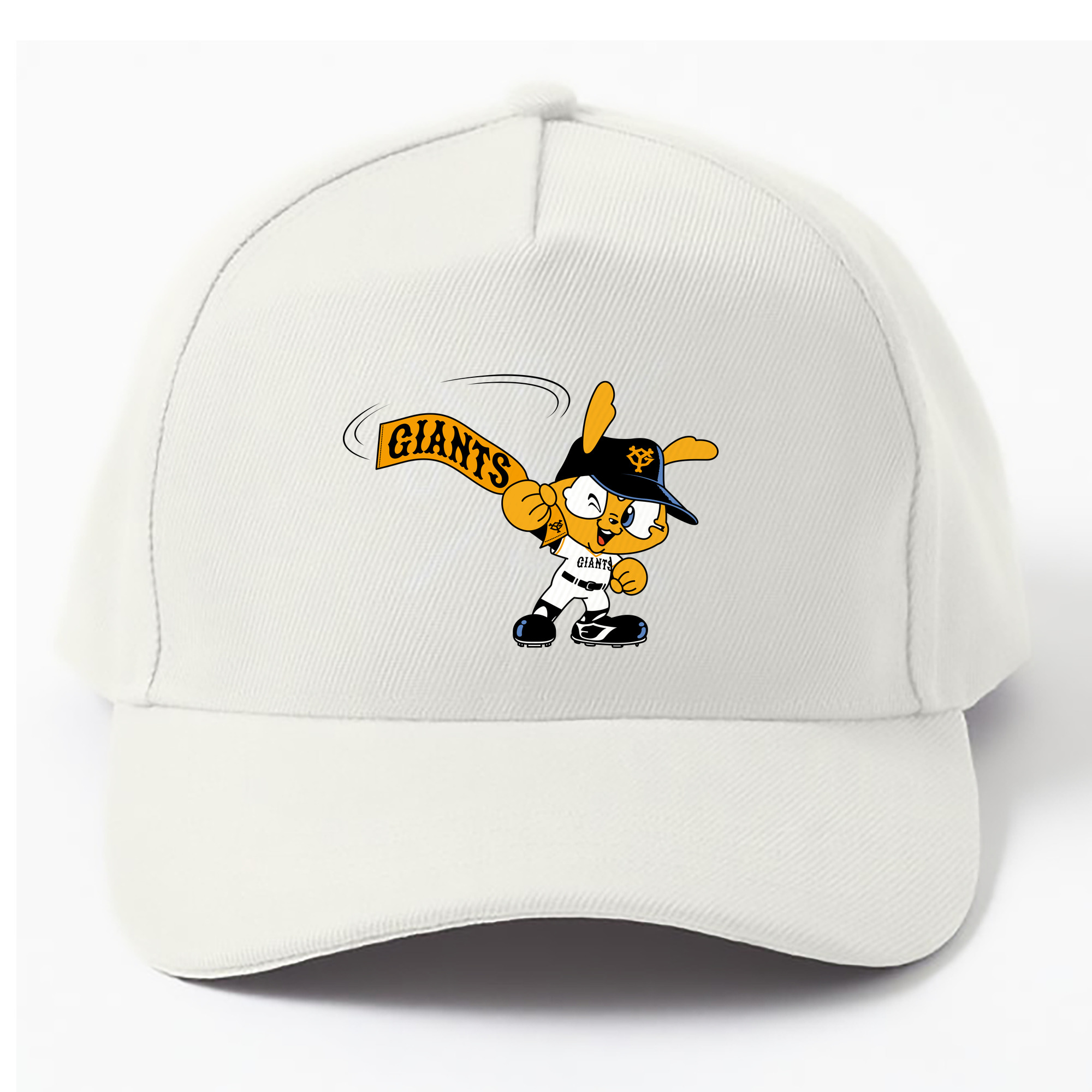 YOMIURI GIANTS MASCOT APPLICATION Go Logo - ベースボールキャップ ・ 綿100％ ・ 男女兼用 ・ スポーツ 帽子 ・ 日常使い 散歩 アウトドア 旅行用