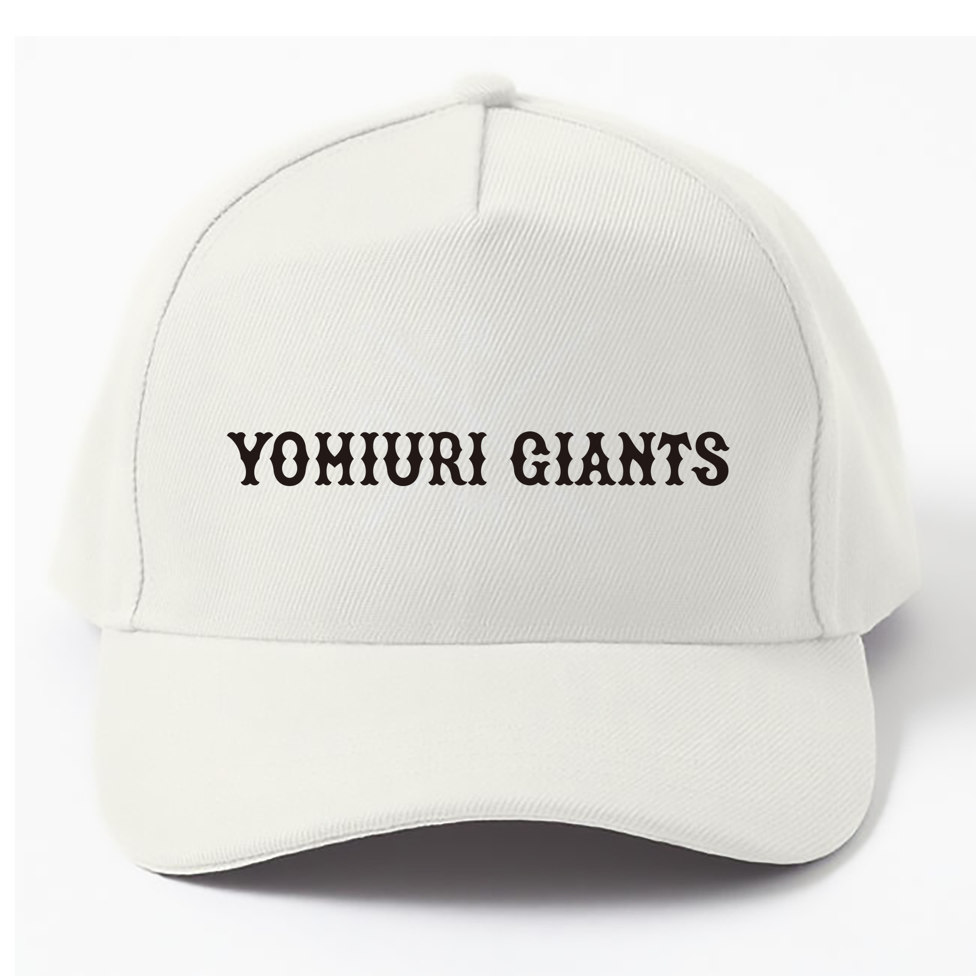 YOMIURI GIANTS WORDMARK Logo - ベースボールキャップ ・ 綿100％ ・ 男女兼用 ・ スポーツ 帽子 ・ 日常使い 散歩 アウトドア 旅行用