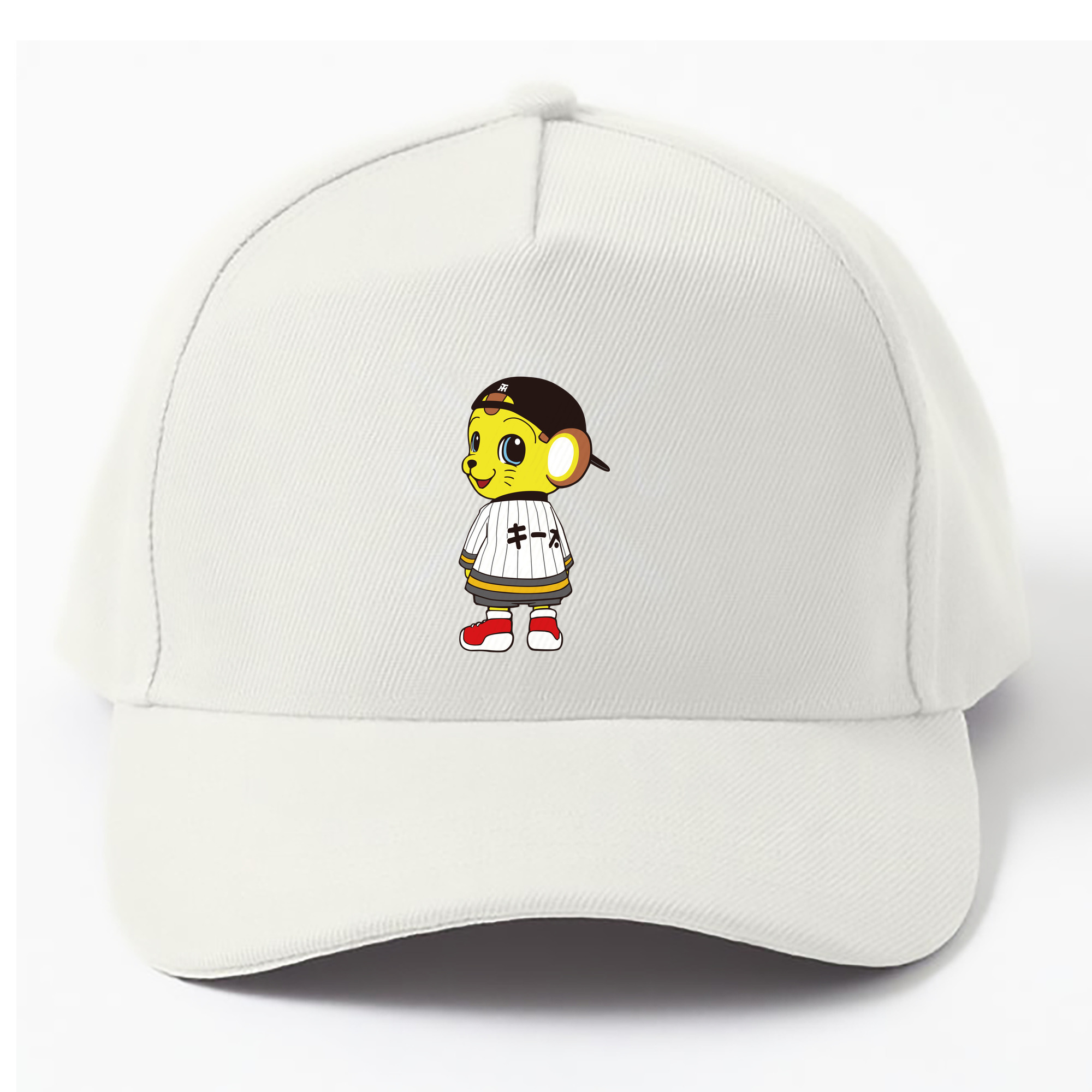 HANSHIN TIGERS MASCOT KITA APPLICATION TURN AROUND 2017 Logo - ベースボールキャップ ・ 綿100％ ・ 男女兼用 ・ スポーツ 帽子 ・ 日常使い 散歩 アウトドア 旅行用