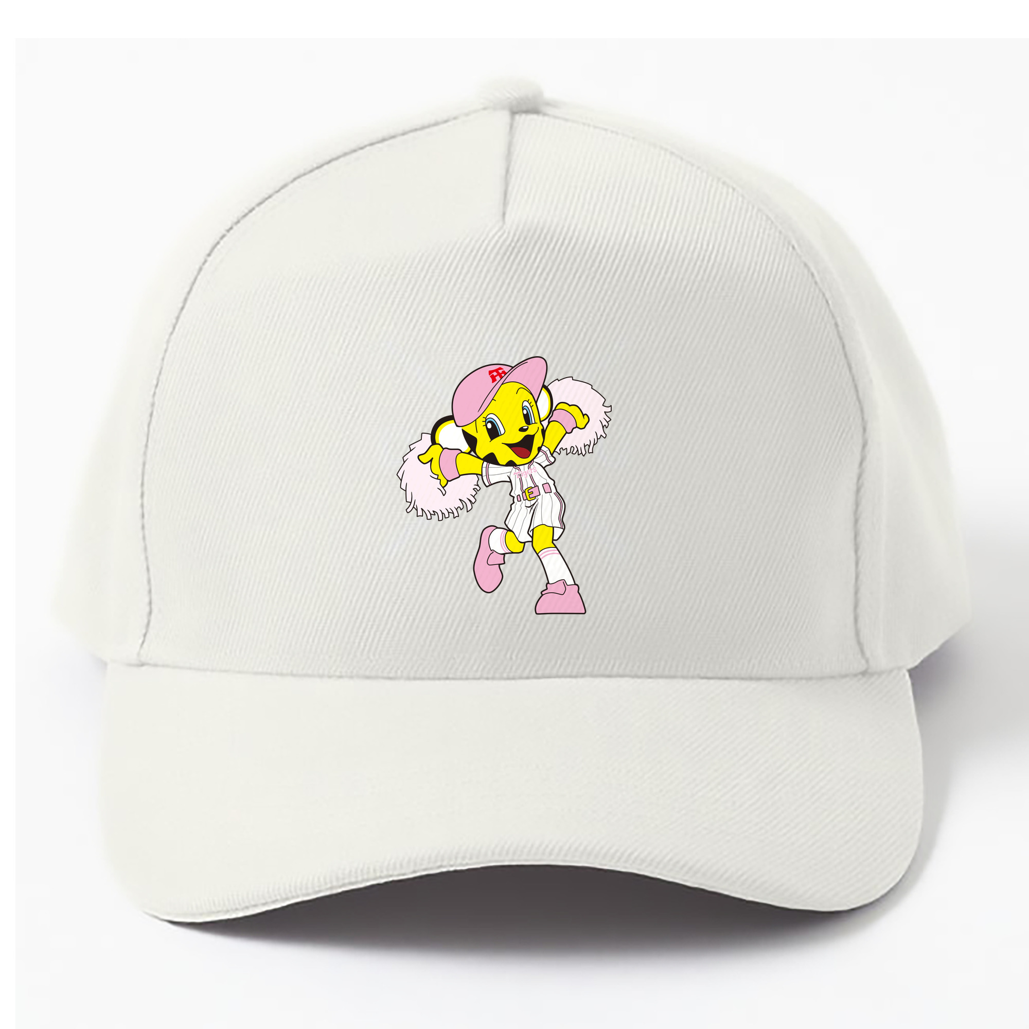 HANSHIN TIGERS MASCOT LUCKY APPLICATION CHEERING 2015 Logo - ベースボールキャップ ・ 綿100％ ・ 男女兼用 ・ スポーツ 帽子 ・ 日常使い 散歩 アウトドア 旅行用