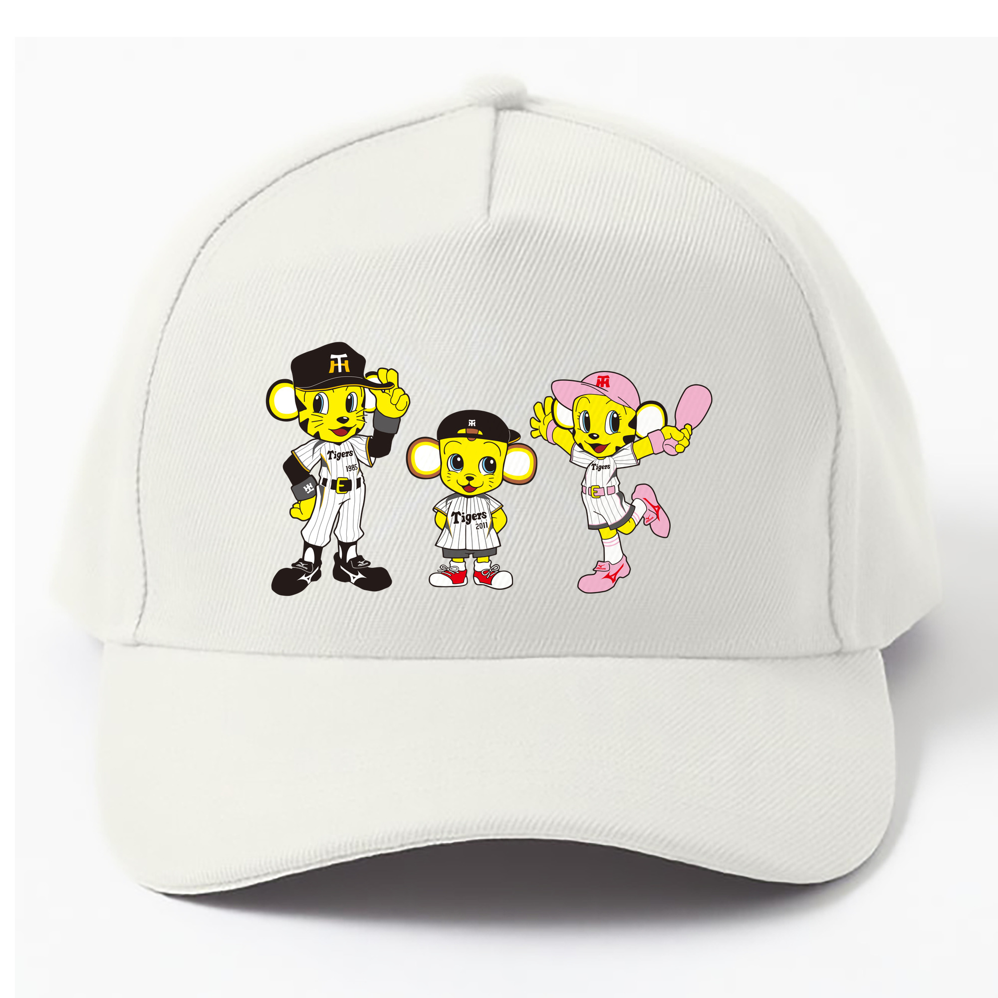 HANSHIN TIGERS MASCOT TO-LUCKY LUCKY KITA 2012 2014 Logo - ベースボールキャップ ・ 綿100％ ・ 男女兼用 ・ スポーツ 帽子 ・ 日常使い 散歩 アウトドア 旅行用