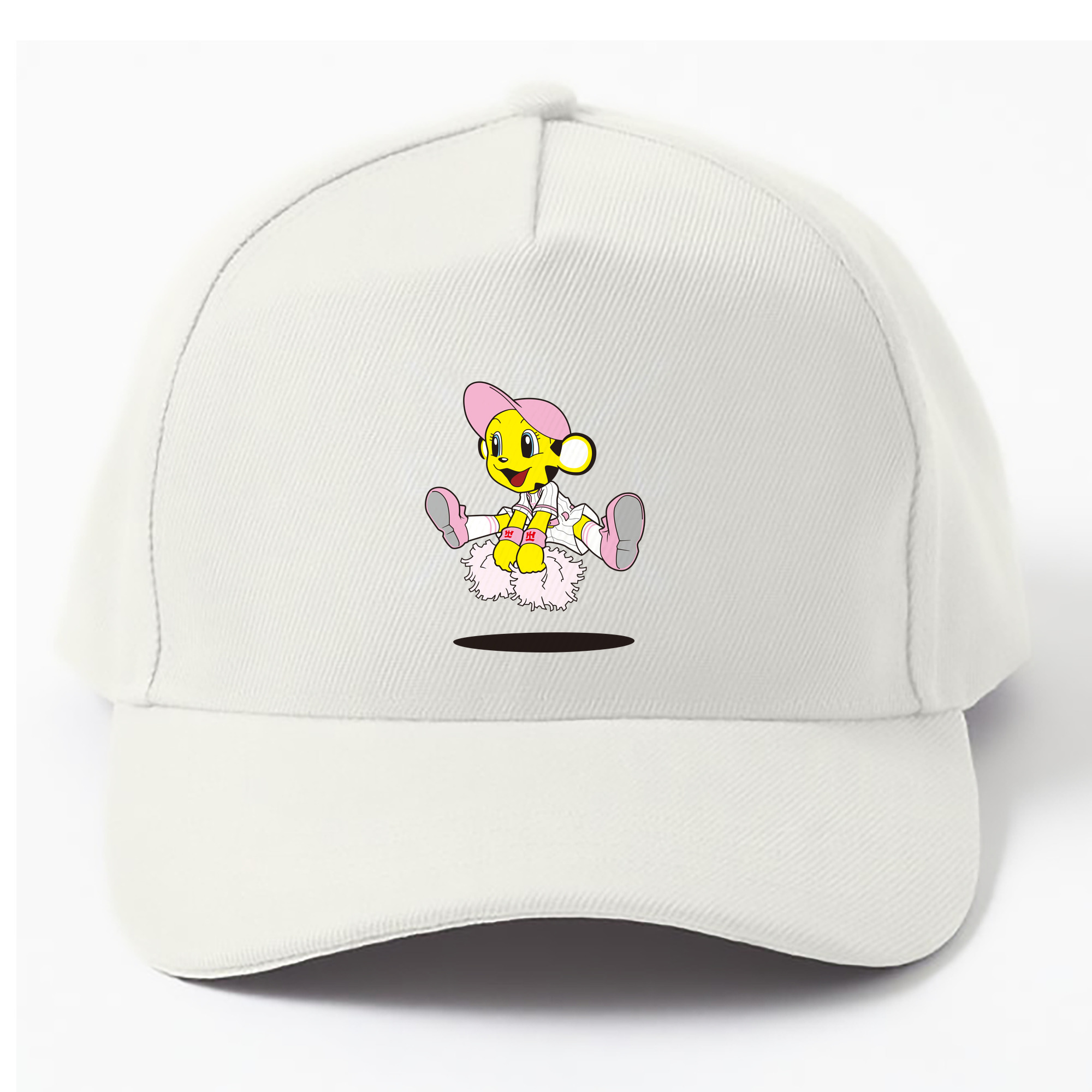 HANSHIN TIGERS MASCOT LUCKY APPLICATION JUMPING CHEERING 2015 Logo - ベースボールキャップ ・ 綿100％ ・ 男女兼用 ・ スポーツ 帽子 ・ 日常使い 散歩 アウトドア 旅行用