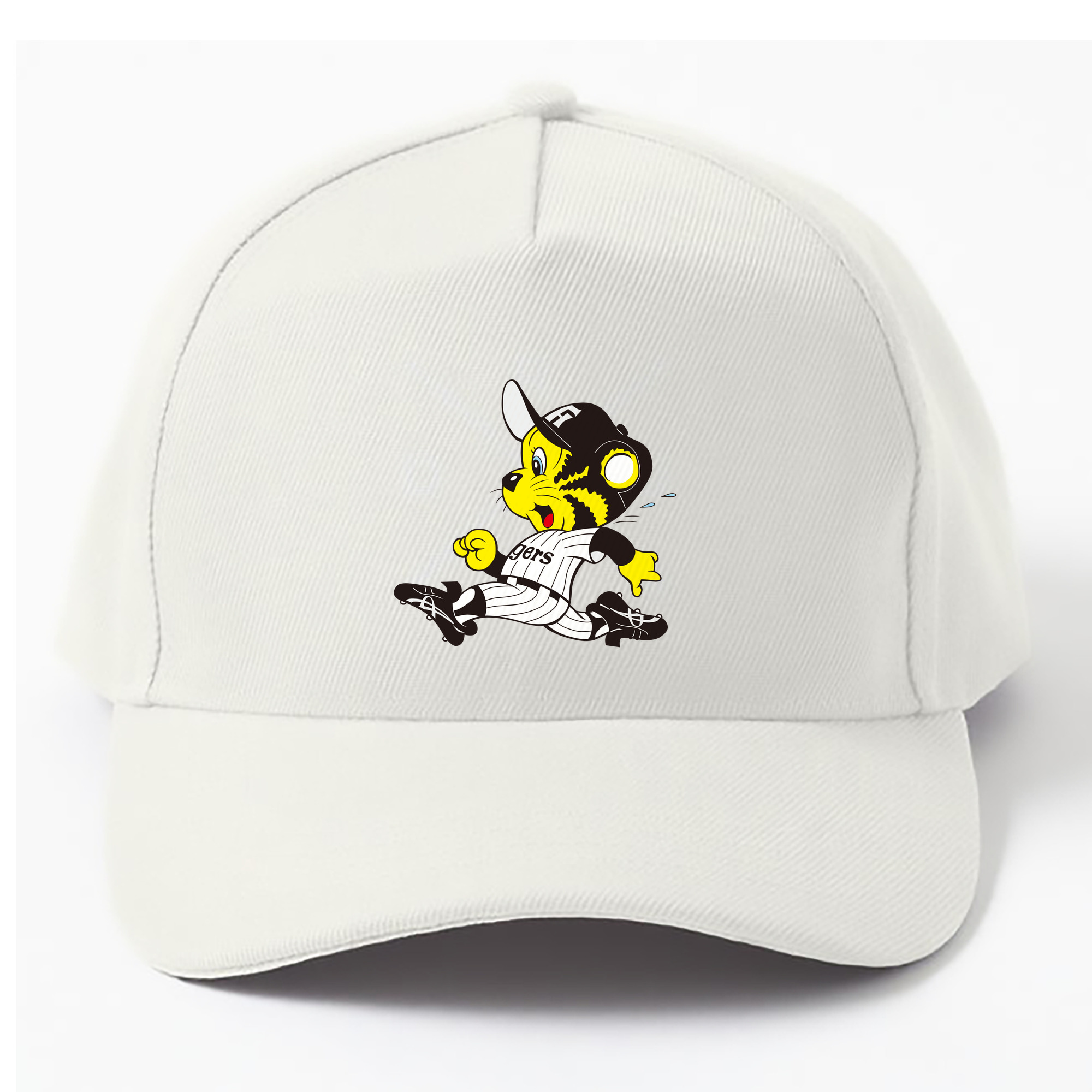 HANSHIN TIGERS MASCOT TO-LUCKY OLD APPLICATION RUNNING Logo - ベースボールキャップ ・ 綿100％ ・ 男女兼用 ・ スポーツ 帽子 ・ 日常使い 散歩 アウトドア 旅行用