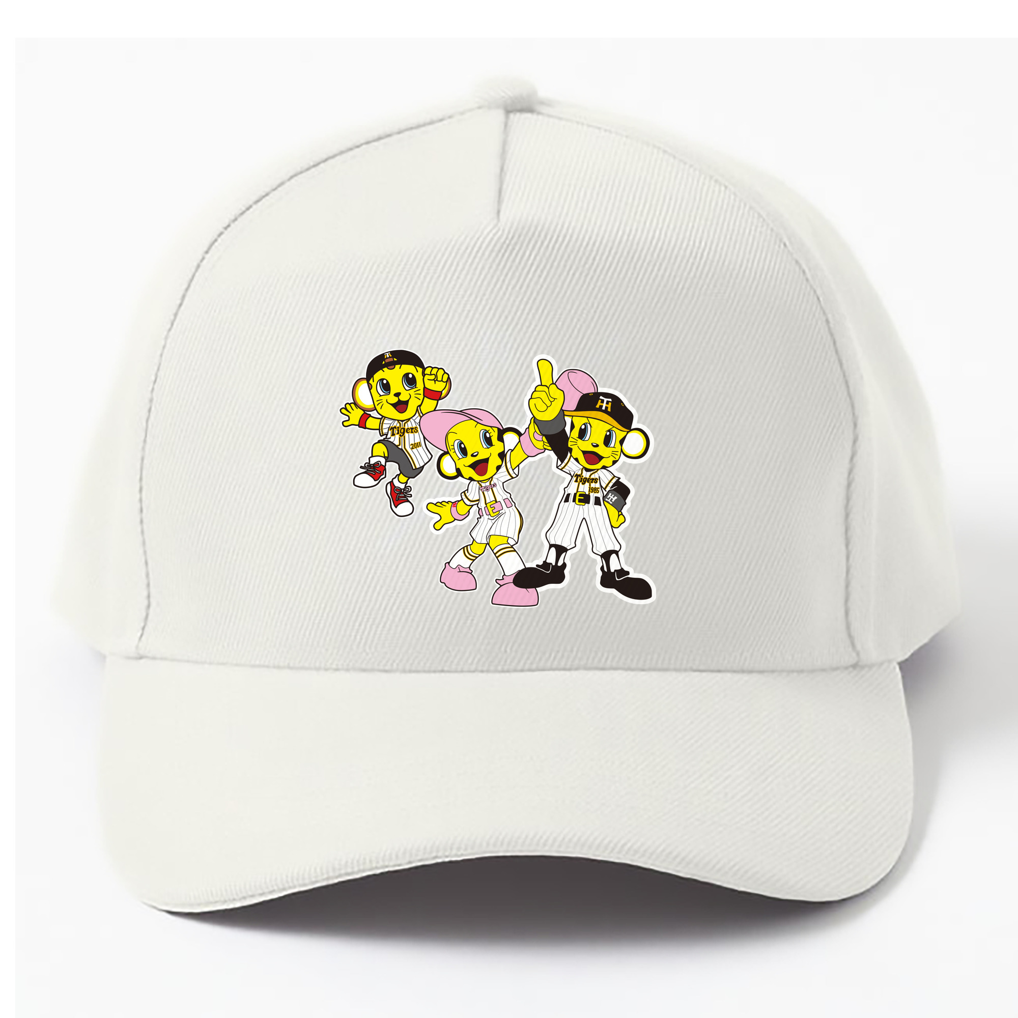 HANSHIN TIGERS MASCOT TO-LUCKY LUCKY KEYTA APPLICATION DREAM Logo - ベースボールキャップ ・ 綿100％ ・ 男女兼用 ・ スポーツ 帽子 ・ 日常使い 散歩 アウトドア 旅行用