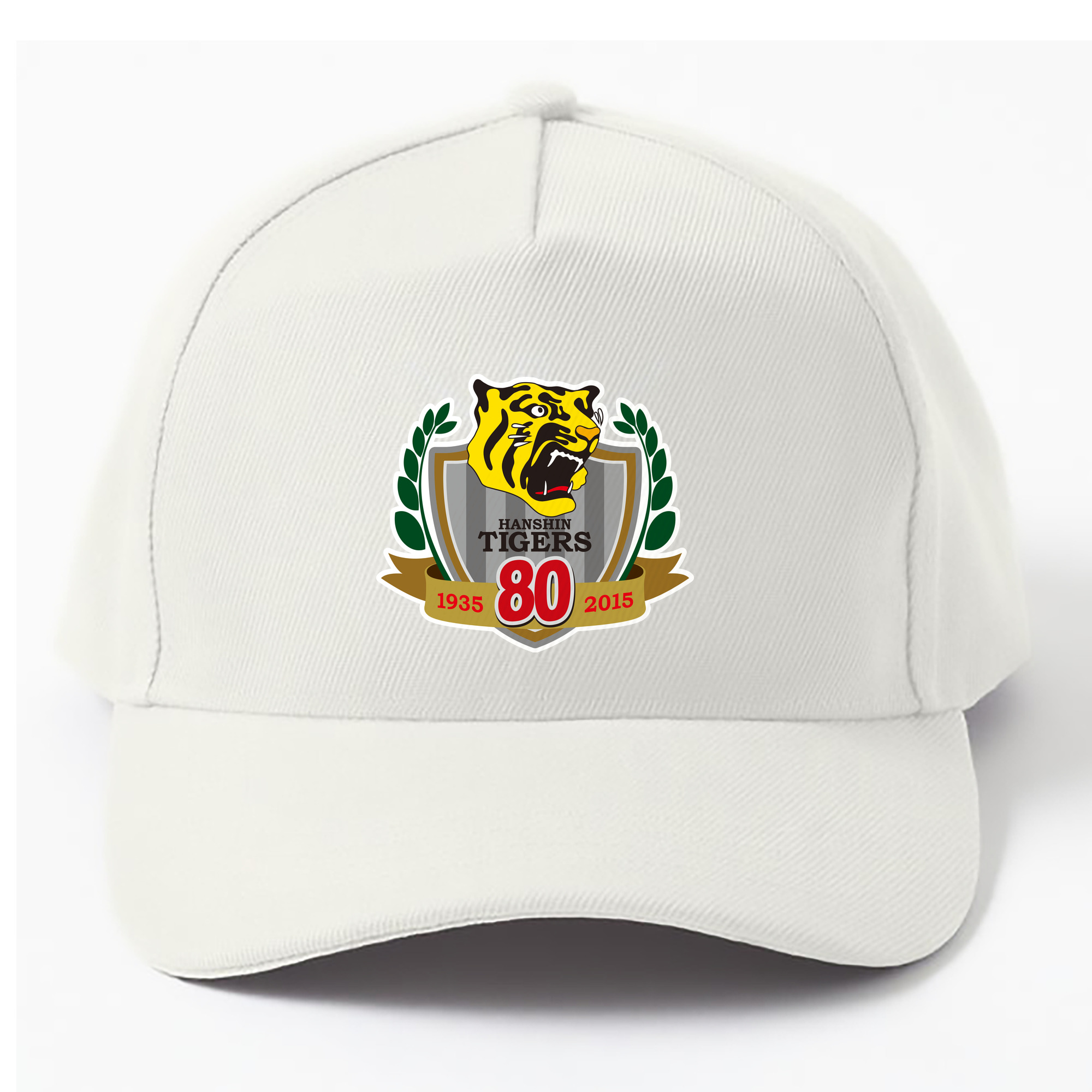HANSHIN TIGERS 80TH ANNIVERSARY Logo - ベースボールキャップ ・ 綿100％ ・ 男女兼用 ・ スポーツ 帽子 ・ 日常使い 散歩 アウトドア 旅行用