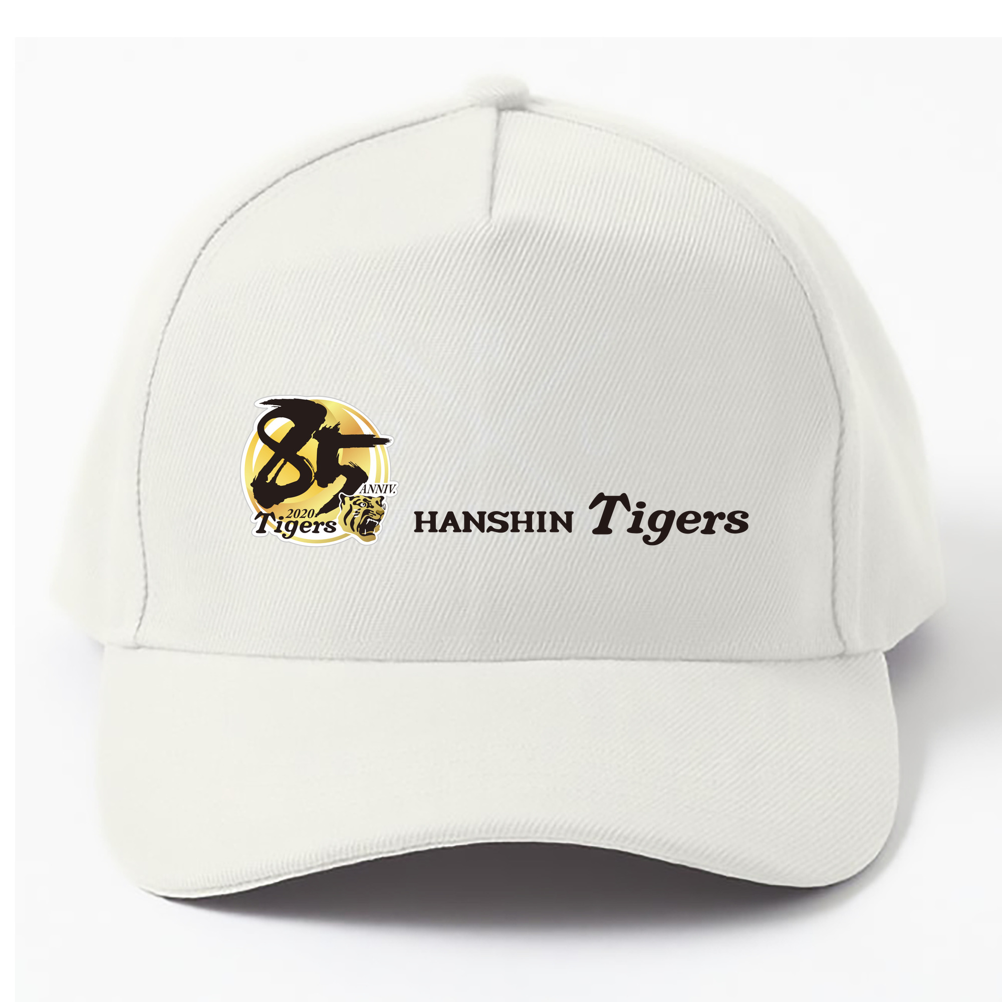 HANSHIN TIGERS 85TH ANNIVERSARY EMBLEM WORDMARK Logo - ベースボールキャップ ・ 綿100％ ・ 男女兼用 ・ スポーツ 帽子 ・ 日常使い 散歩 アウトドア 旅行用