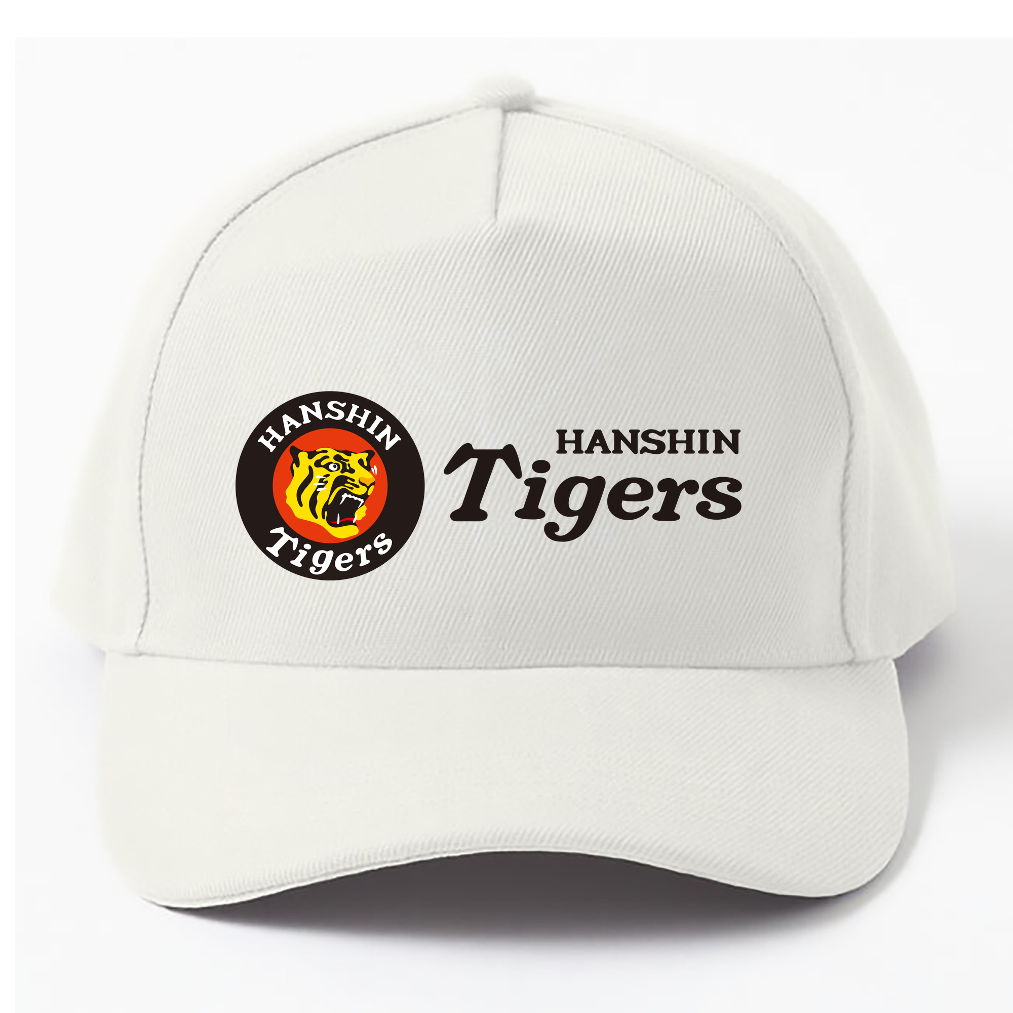 HANSHIN TIGERS Wordmark Logo - ベースボールキャップ ・ 綿100％ ・ 男女兼用 ・ スポーツ 帽子 ・ 日常使い 散歩 アウトドア 旅行用