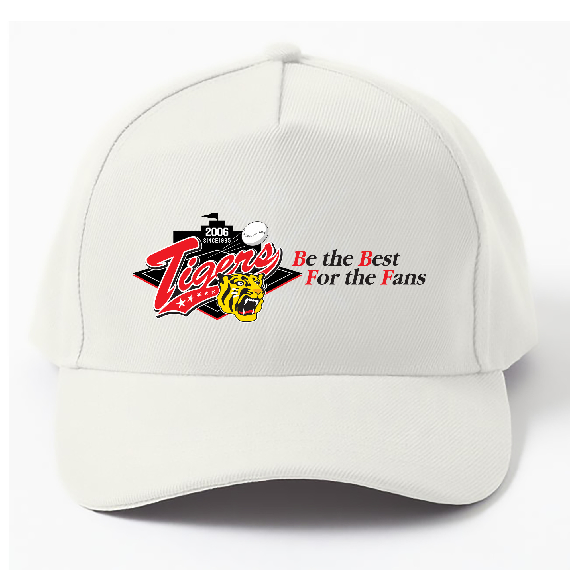 HANSHIN TIGERS 2006 SLOGAN Logo - ベースボールキャップ ・ 綿100％ ・ 男女兼用 ・ スポーツ 帽子 ・ 日常使い 散歩 アウトドア 旅行用