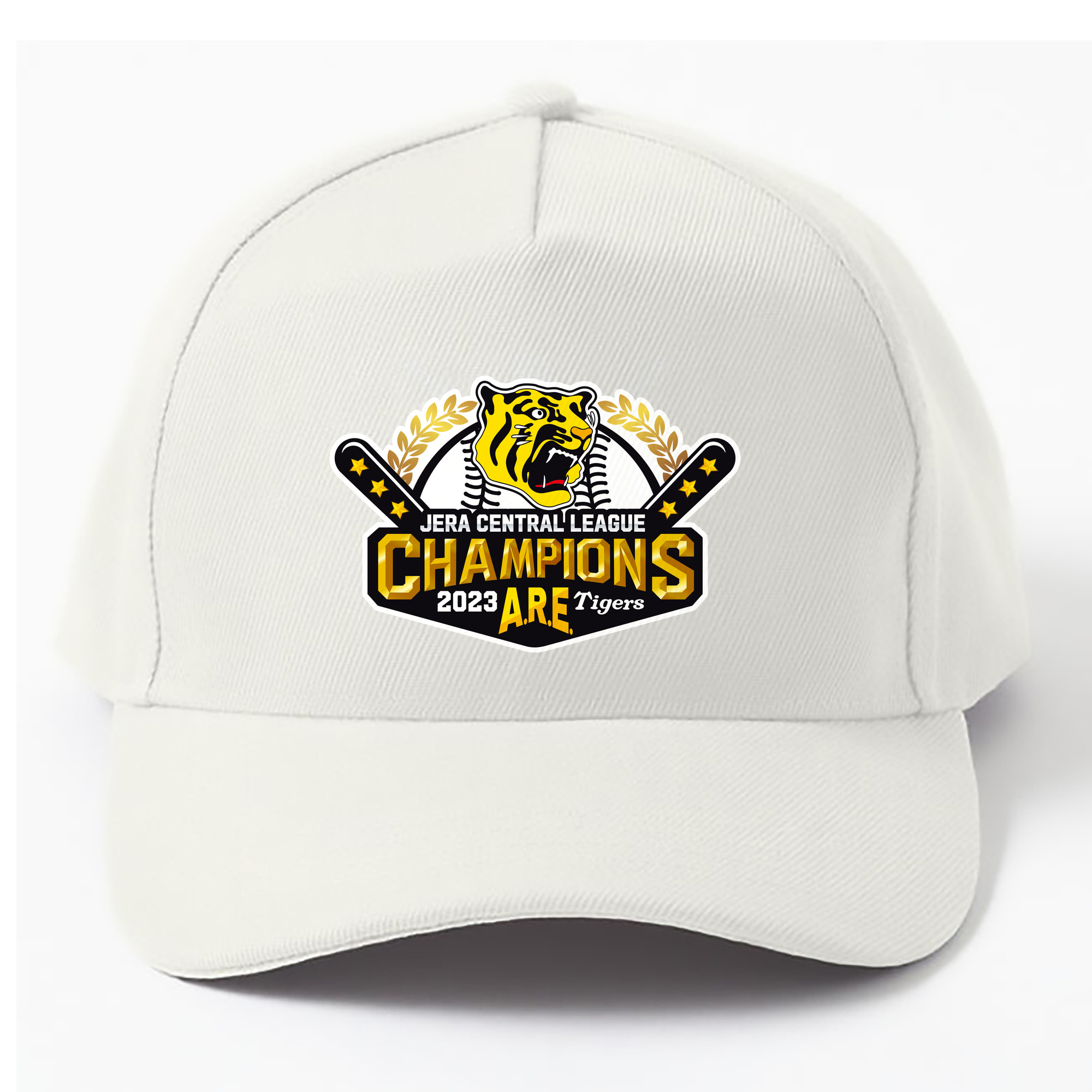 HANSHIN TIGERS 2023 JERA CENTRAL LEAGUE CHAMPIONS EMBLEM Logo - ベースボールキャップ ・ 綿100％ ・ 男女兼用 ・ スポーツ 帽子 ・ 日常使い 散歩 アウトドア 旅行用