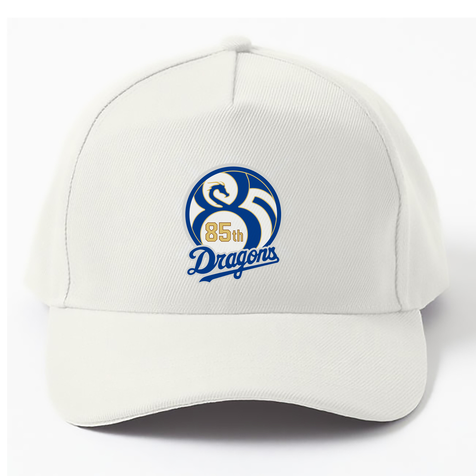 CHUNICHI DRAGONS 85th ANNIVERSARY EMBLEM Logo - ベースボールキャップ ・ 綿100％ ・ 男女兼用 ・ スポーツ 帽子 ・ 日常使い 散歩 アウトドア 旅行用