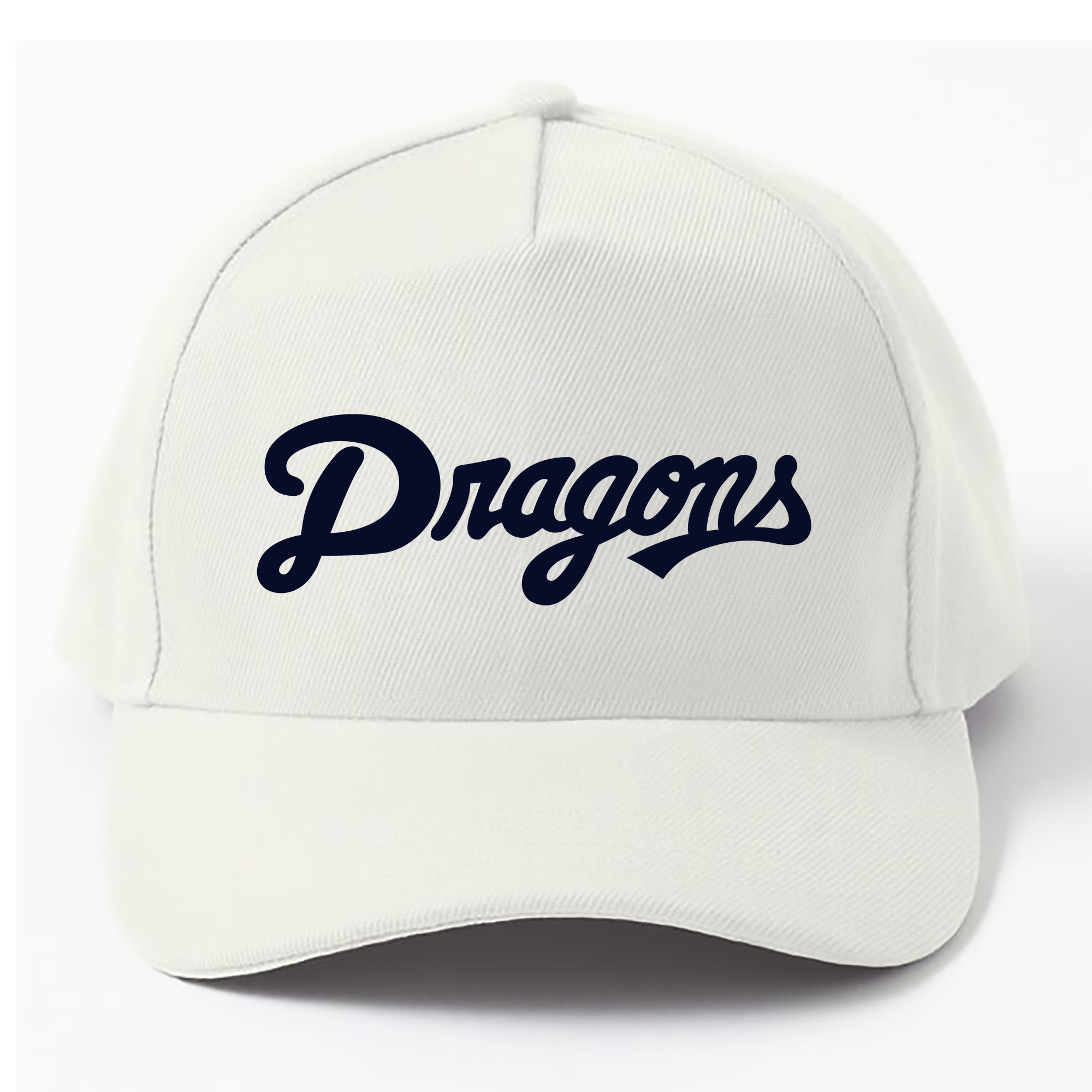 CHUNICHI DRAGONS OLD WORDMARK Logo Black - ベースボールキャップ ・ 綿100％ ・ 男女兼用 ・ スポーツ 帽子 ・ 日常使い 散歩 アウトドア 旅行用