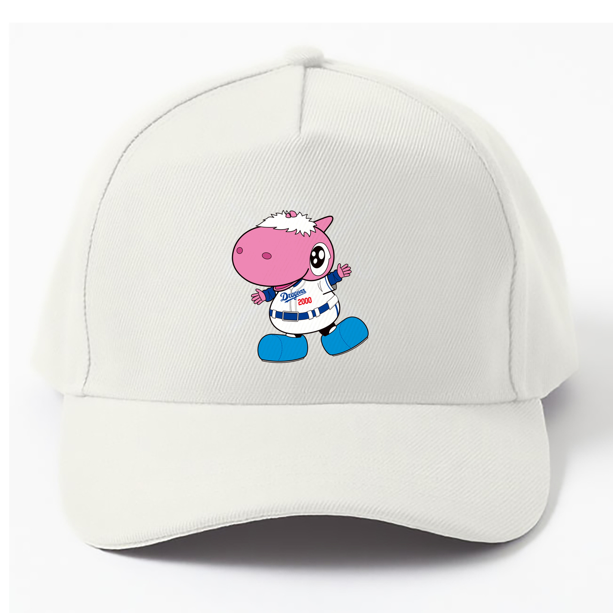 CHUNICHI DRAGONS MASCOT PAOLON 2023 HOME UNIFORM APPLICATION GREETING Logo - ベースボールキャップ ・ 綿100％ ・ 男女兼用 ・ スポーツ 帽子 ・ 日常使い 散歩 アウトドア 旅行用