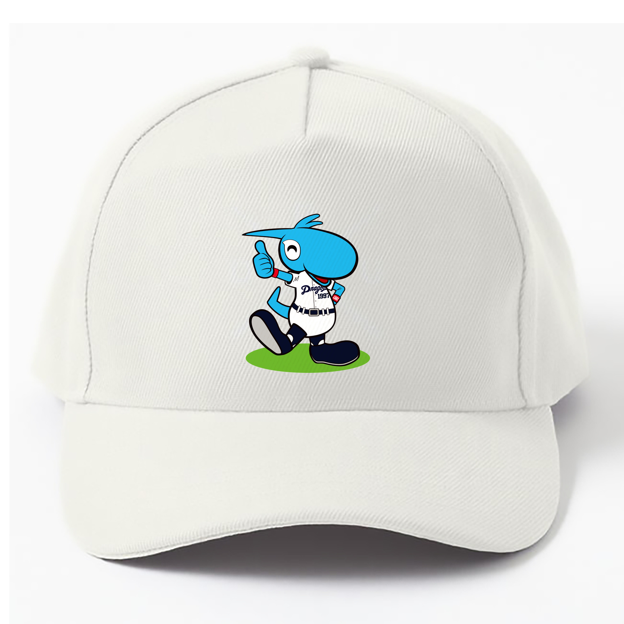 CHUNICHI DRAGONS MASCOT SHAOLON 2014 2016 HOME UNIFORM Logo - ベースボールキャップ ・ 綿100％ ・ 男女兼用 ・ スポーツ 帽子 ・ 日常使い 散歩 アウトドア 旅行用