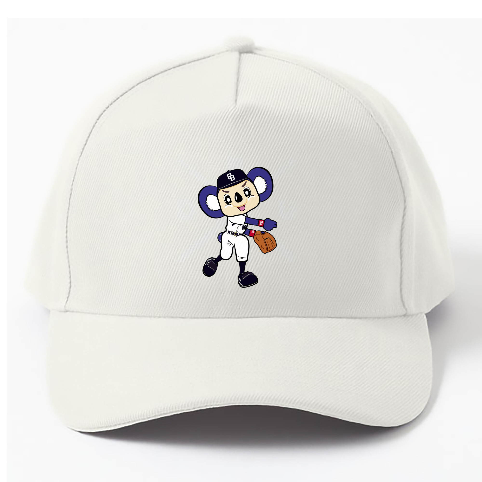 CHUNICHI DRAGONS MASCOT DOALA 2014 2016 HOME UNIFORM APPLICATION THROWING Logo - ベースボールキャップ ・ 綿100％ ・ 男女兼用 ・ スポーツ 帽子 ・ 日常使い 散歩 アウトドア 旅行用