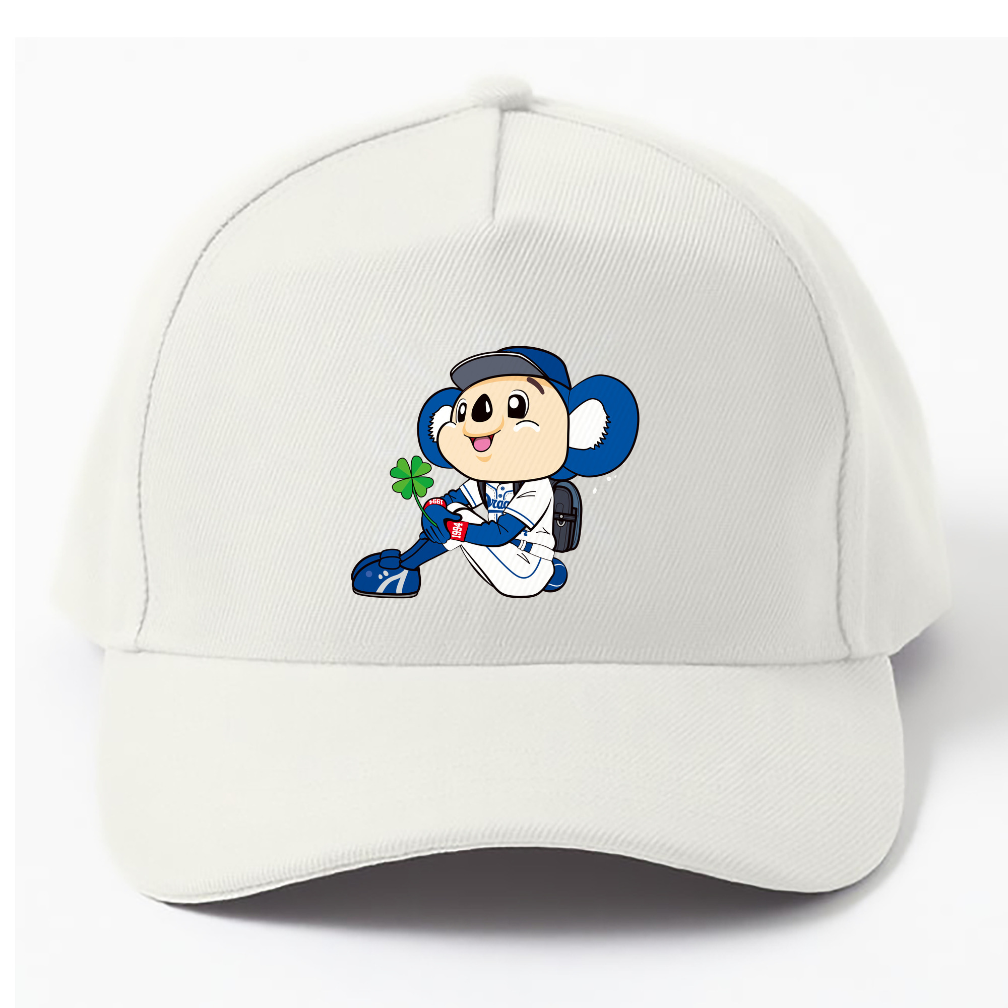 CHUNICHI DRAGONS MASCOT DOALA APPLICATION SEAT Logo - ベースボールキャップ ・ 綿100％ ・ 男女兼用 ・ スポーツ 帽子 ・ 日常使い 散歩 アウトドア 旅行用