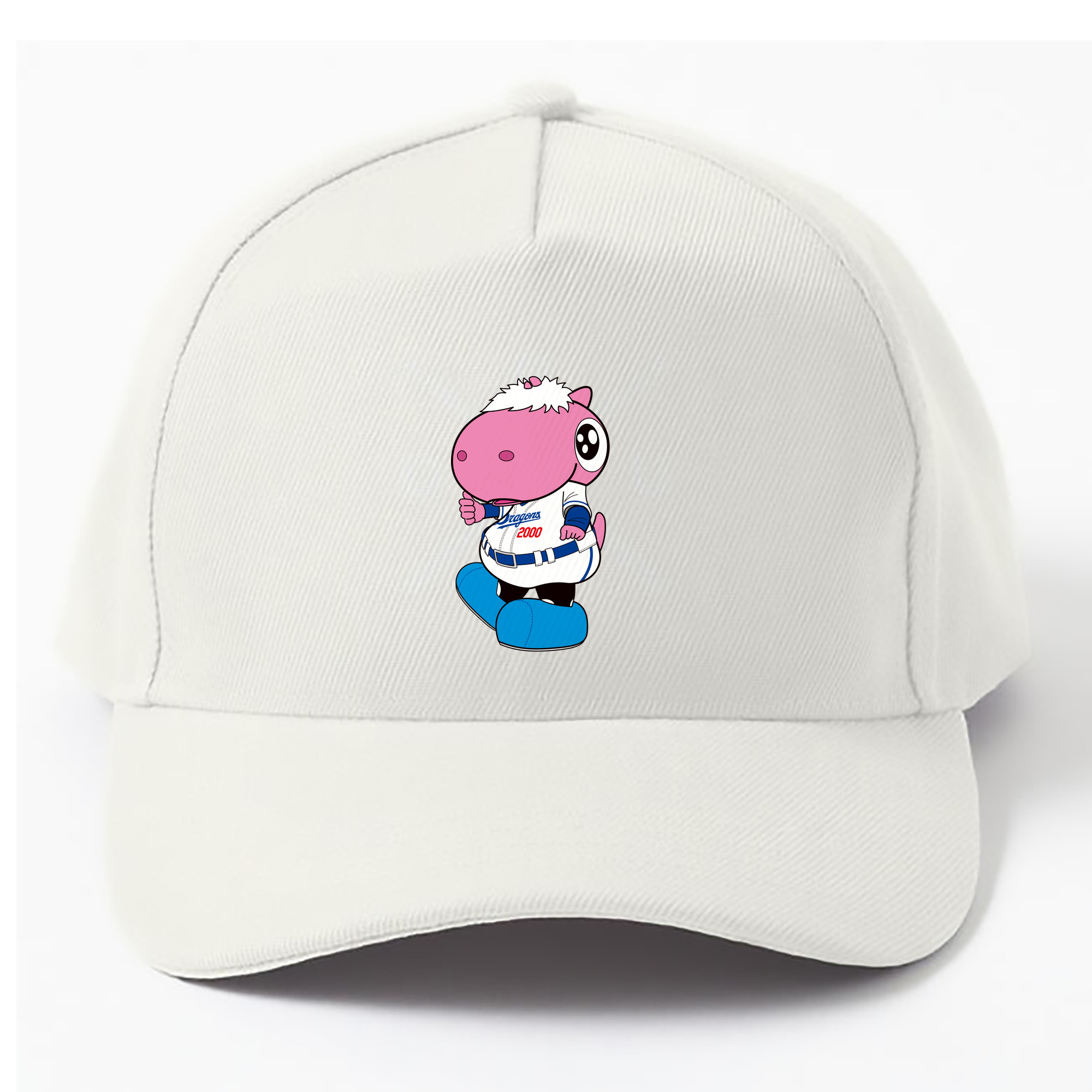 CHUNICHI DRAGONS MASCOT PAOLON 2023 HOME UNIFORM APPLICATION BEST THUMS UP Logo - ベースボールキャップ ・ 綿100％ ・ 男女兼用 ・ スポーツ 帽子 ・ 日常使い 散歩 アウトドア 旅行用