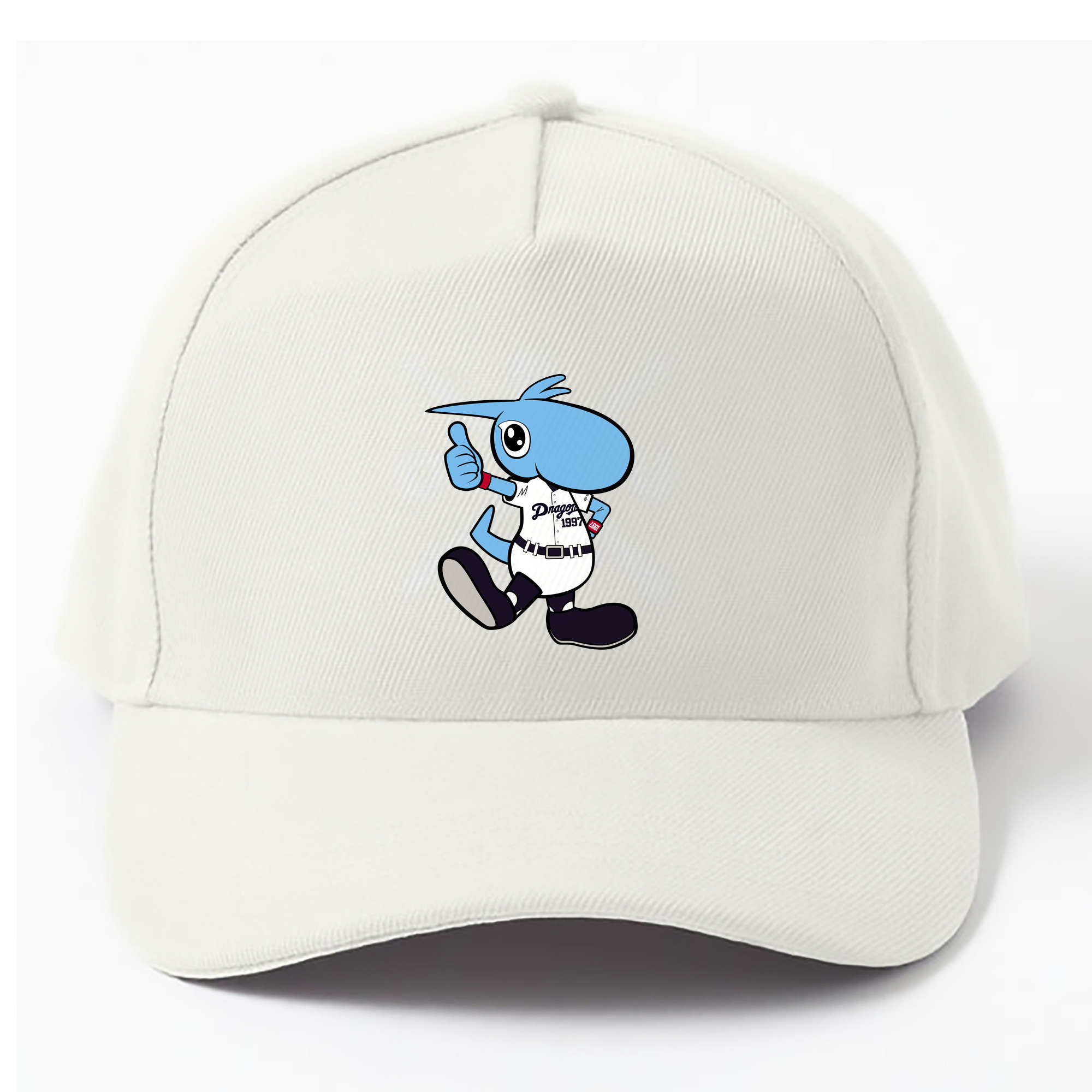 CHUNICHI DRAGONS MASCOT SHAOLON 2014 2016 HOME UNIFORM APPLICATION THUMBS UP Logo - ベースボールキャップ ・ 綿100％ ・ 男女兼用 ・ スポーツ 帽子 ・ 日常使い 散歩 アウトドア 旅行用