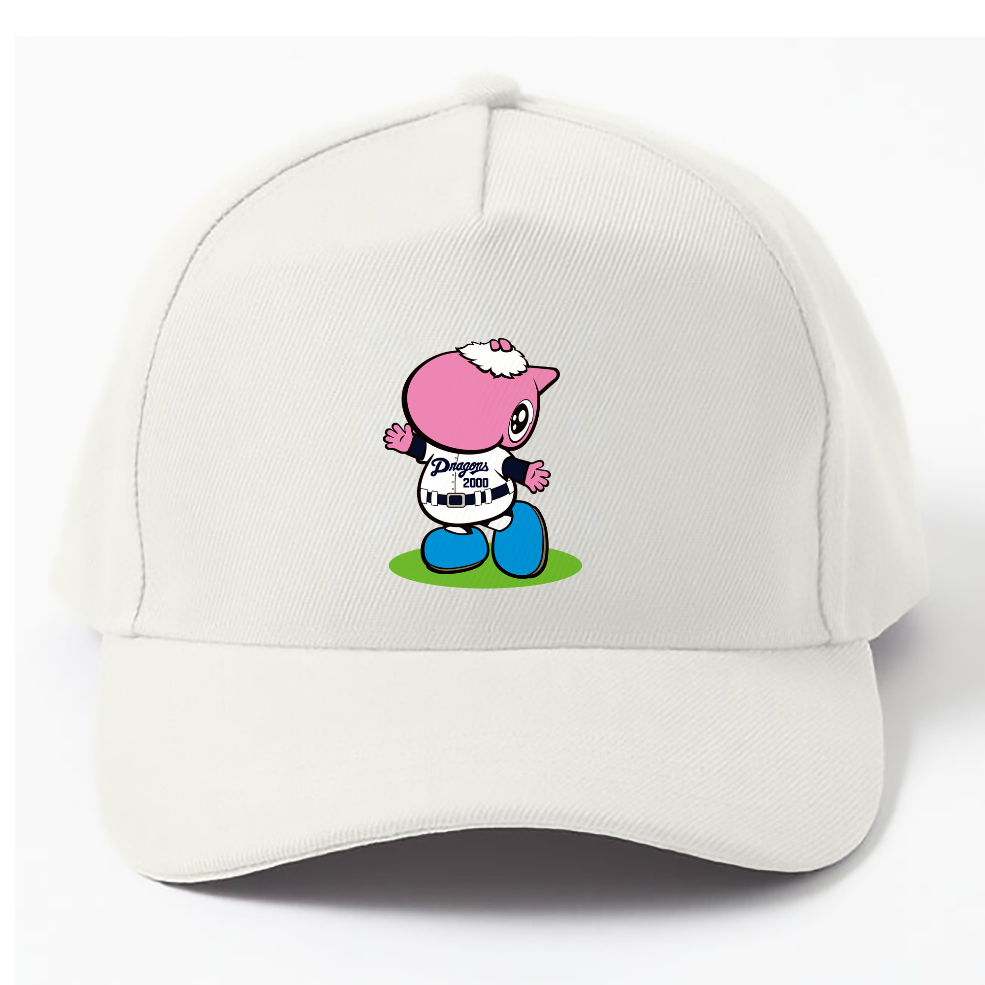 CHUNICHI DRAGONS MASCOT PAOLON 2014 2016 HOME UNIFORM Logo - ベースボールキャップ ・ 綿100％ ・ 男女兼用 ・ スポーツ 帽子 ・ 日常使い 散歩 アウトドア 旅行用