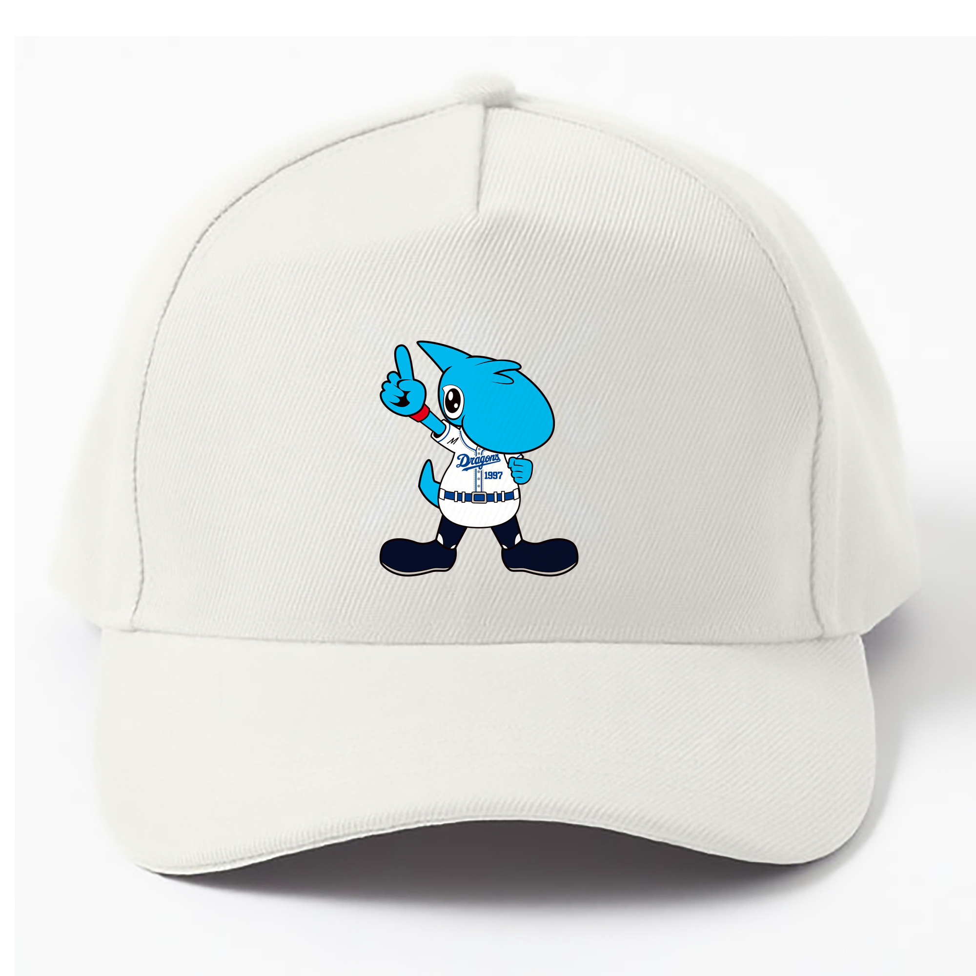 CHUNICHI DRAGONS MASCOT SHAOLON APPLICATION INDICATION FIRST Logo - ベースボールキャップ ・ 綿100％ ・ 男女兼用 ・ スポーツ 帽子 ・ 日常使い 散歩 アウトドア 旅行用
