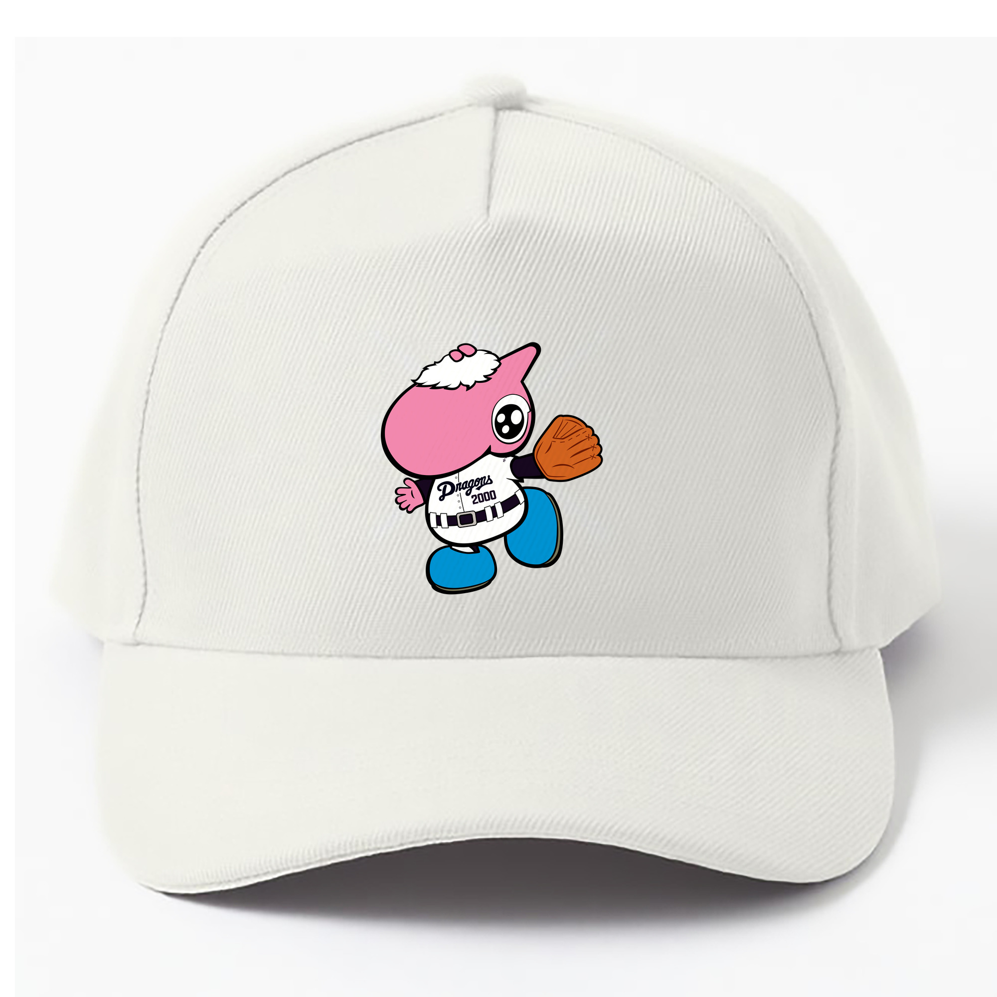 CHUNICHI DRAGONS MASCOT PAOLON 2014 2016 HOME UNIFORM APPLICATION GLOVE WELCOME Logo - ベースボールキャップ ・ 綿100％ ・ 男女兼用 ・ スポーツ 帽子 ・ 日常使い 散歩 アウトドア 旅行用