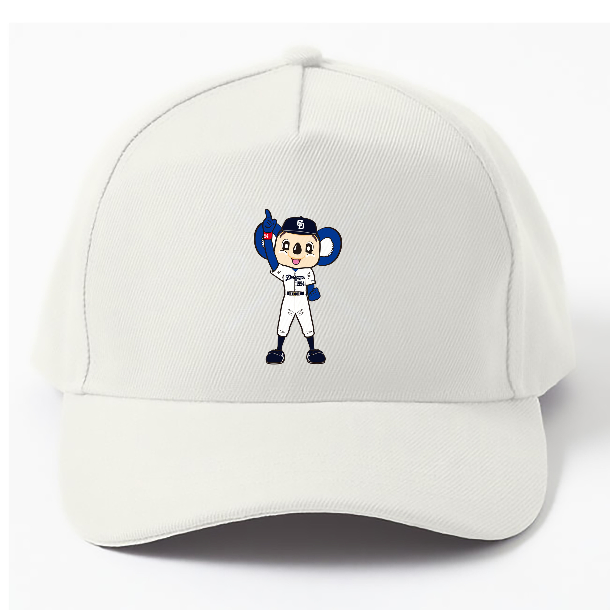 CHUNICHI DRAGONS MASCOT DOALA 2014 2016 HOME UNIFORM APPLICATION FIRST INDICATION Logo - ベースボールキャップ ・ 綿100％ ・ 男女兼用 ・ スポーツ 帽子 ・ 日常使い 散歩 アウトドア 旅行用