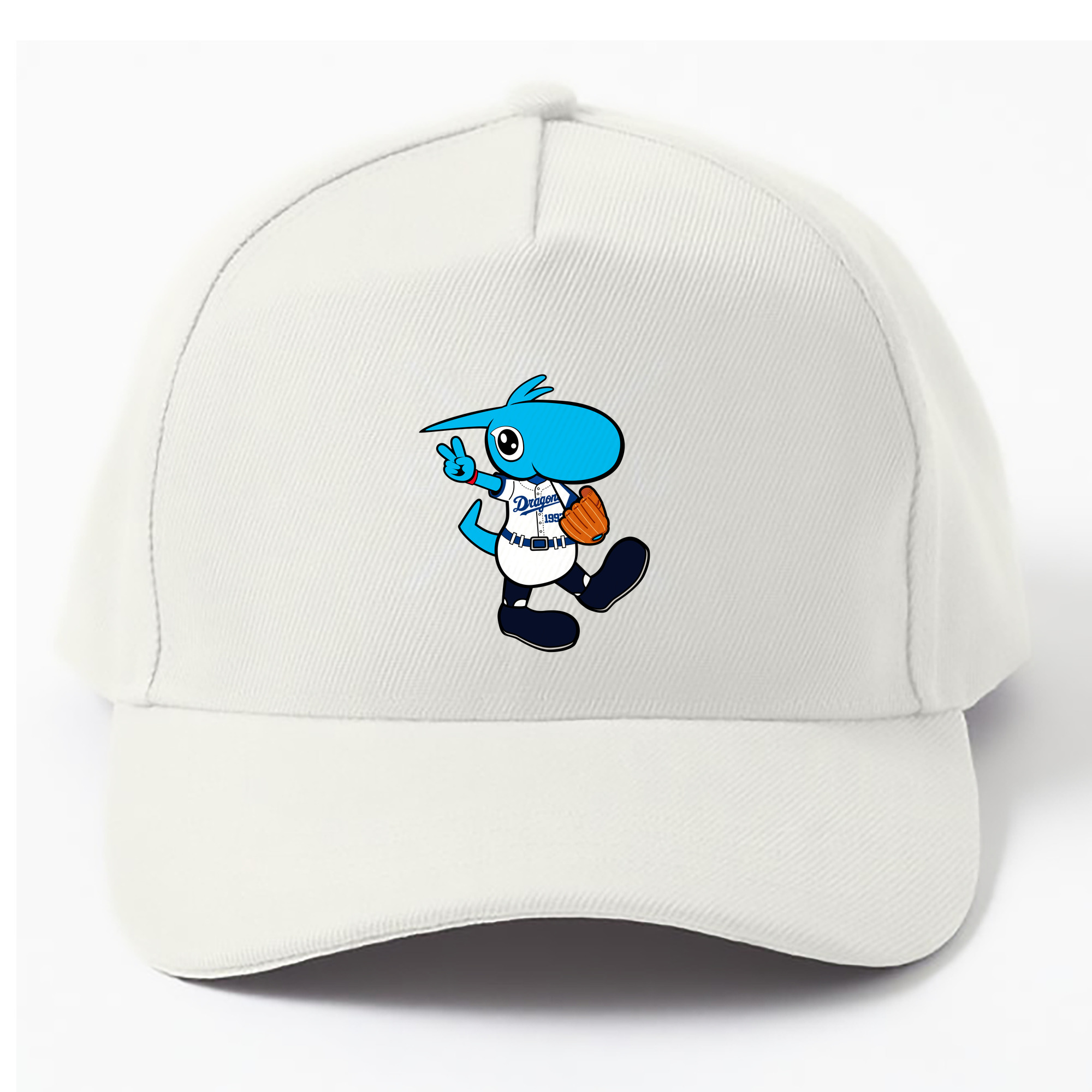 CHUNICHI DRAGONS MASCOT SHAOLON APPLICATION GLOVE Logo - ベースボールキャップ ・ 綿100％ ・ 男女兼用 ・ スポーツ 帽子 ・ 日常使い 散歩 アウトドア 旅行用