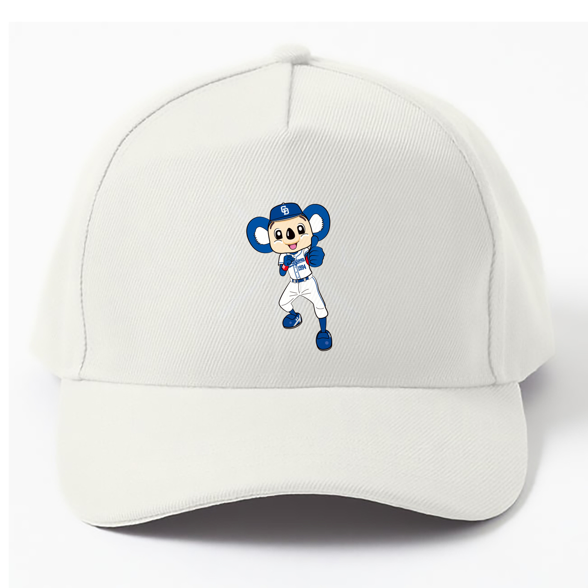 CHUNICHI DRAGONS MASCOT DOALA APPLICATION BEST STAND Logo - ベースボールキャップ ・ 綿100％ ・ 男女兼用 ・ スポーツ 帽子 ・ 日常使い 散歩 アウトドア 旅行用