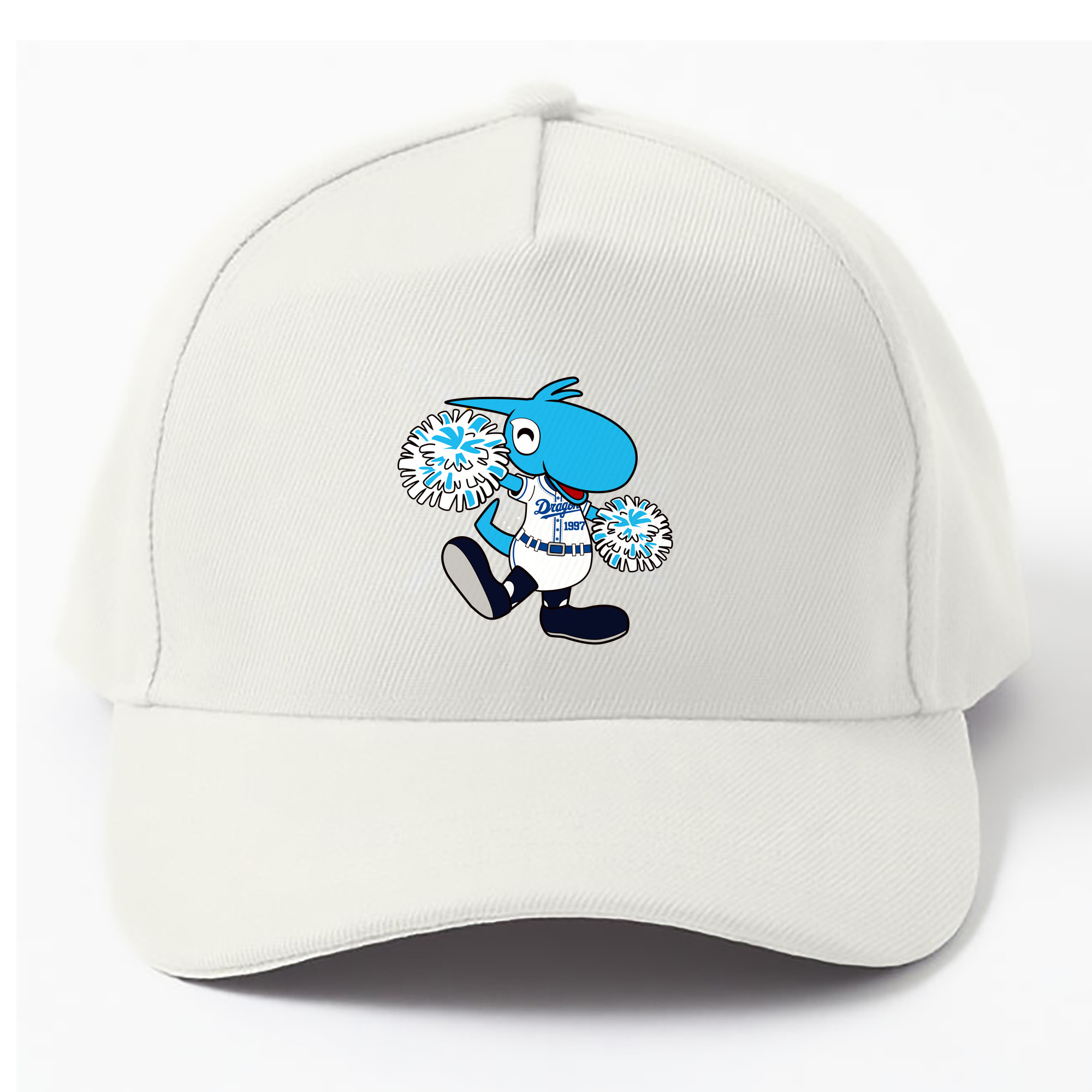 CHUNICHI DRAGONS MASCOT SHAOLON APPLICATION CHEERING Logo - ベースボールキャップ ・ 綿100％ ・ 男女兼用 ・ スポーツ 帽子 ・ 日常使い 散歩 アウトドア 旅行用