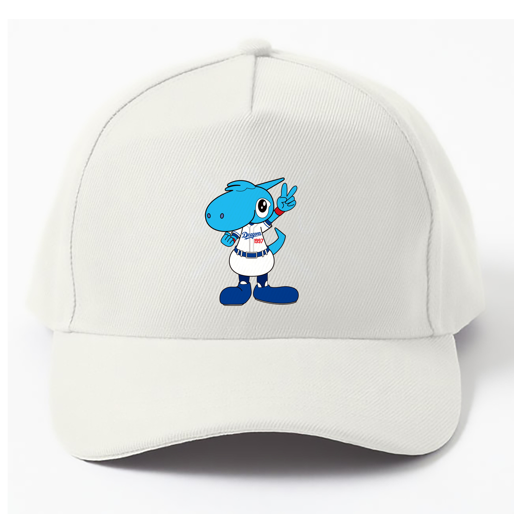 CHUNICHI DRAGONS MASCOT SHAOLON 2023 HOME UNIFORM APPLICATION VICTORY Logo - ベースボールキャップ ・ 綿100％ ・ 男女兼用 ・ スポーツ 帽子 ・ 日常使い 散歩 アウトドア 旅行用