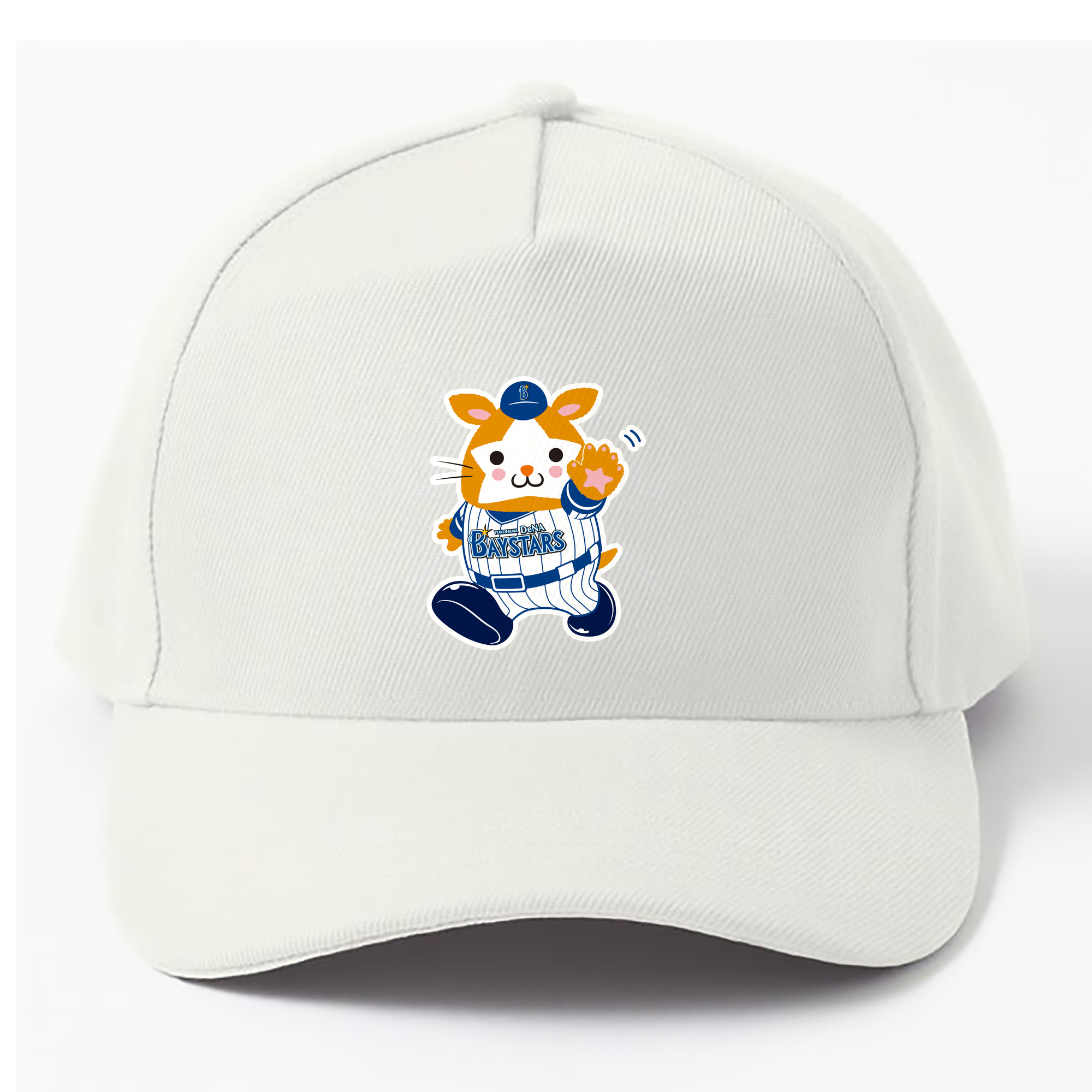 YOKOHAMA DENA BAYSTARS MASCOT DB.STARMAN APPLICATION GREETING Logo - ベースボールキャップ ・ 綿100％ ・ 男女兼用 ・ スポーツ 帽子 ・ 日常使い 散歩 アウトドア 旅行用