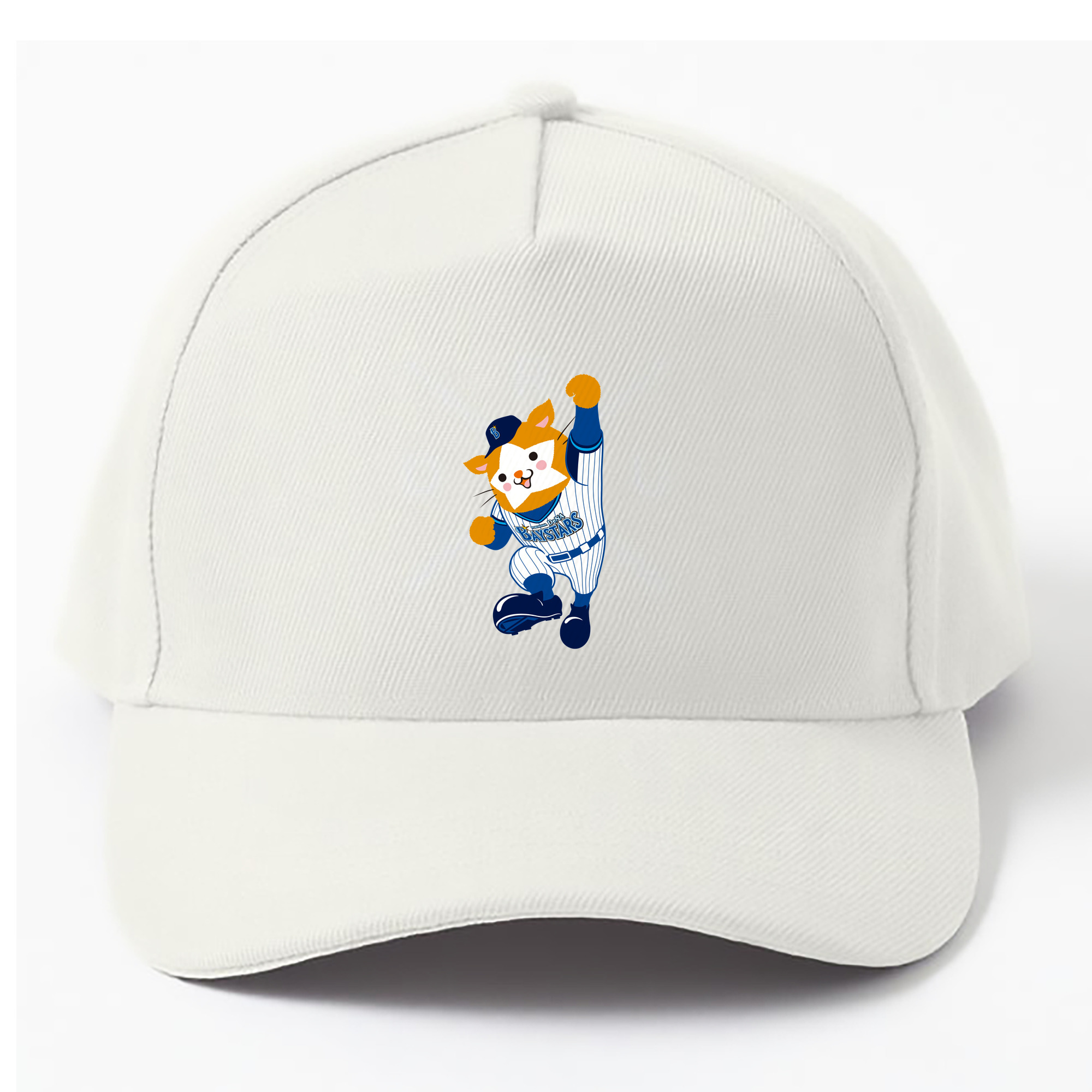 YOKOHAMA DeNA BAYSTARS MASCOT DB.STARMAN APPLICATION FIGHTING Logo - ベースボールキャップ ・ 綿100％ ・ 男女兼用 ・ スポーツ 帽子 ・ 日常使い 散歩 アウトドア 旅行用