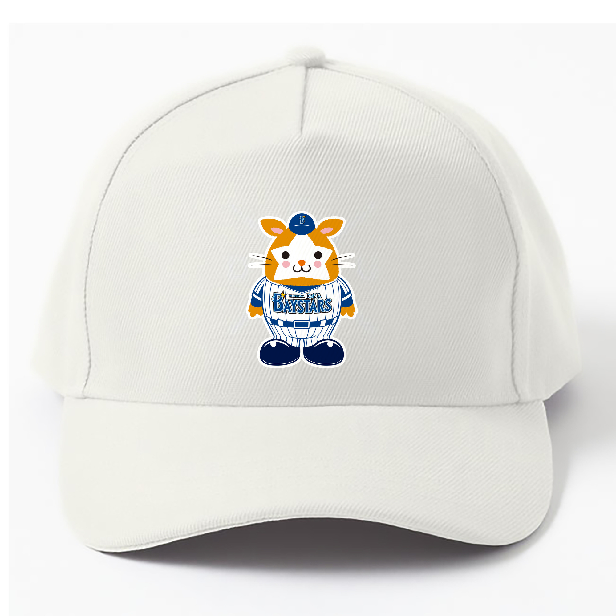 YOKOHAMA DeNA BAYSTARS MASCOT DB.STARMAN ORIGINAL Logo - ベースボールキャップ ・ 綿100％ ・ 男女兼用 ・ スポーツ 帽子 ・ 日常使い 散歩 アウトドア 旅行用