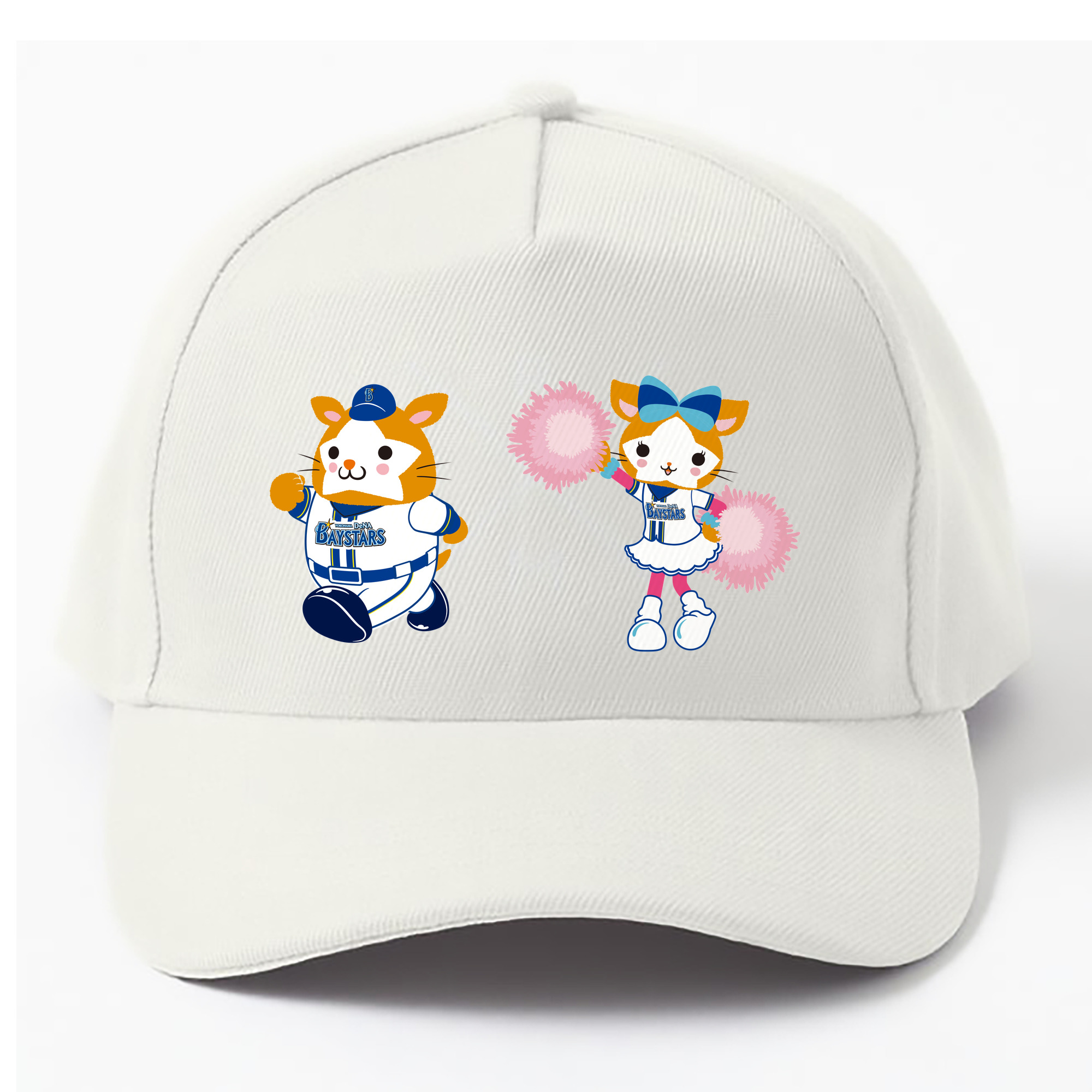 YOKOHAMA DeNA BAYSTARS MASCOT DB.STARMAN DB - ベースボールキャップ ・ 綿100％ ・ 男女兼用 ・ スポーツ 帽子 ・ 日常使い 散歩 アウトドア 旅行用