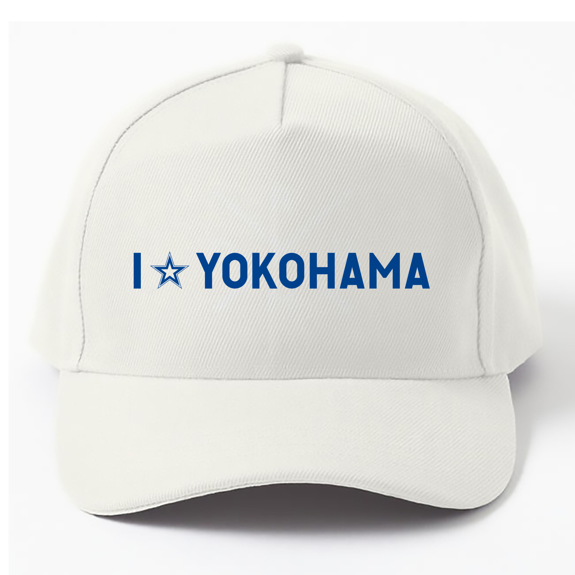 YOKOHAMA DeNA BAYSTARS I ☆ YOKOHAMA Logo - ベースボールキャップ ・ 綿100％ ・ 男女兼用 ・ スポーツ 帽子 ・ 日常使い 散歩 アウトドア 旅行用