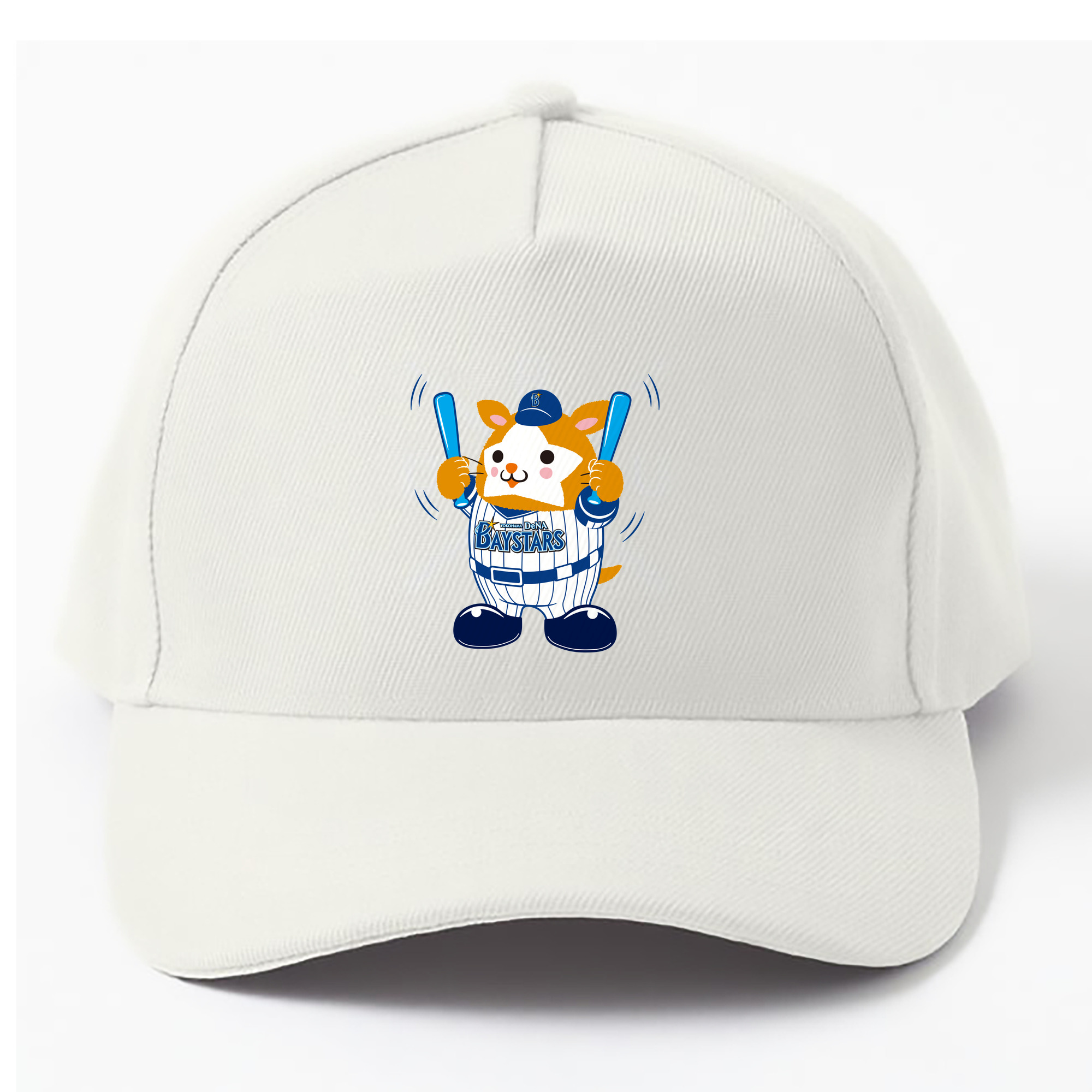 YOKOHAMA DeNA BAYSTARS MASCOT DB.STARMAN APPLICATION BALLOON Logo - ベースボールキャップ ・ 綿100％ ・ 男女兼用 ・ スポーツ 帽子 ・ 日常使い 散歩 アウトドア 旅行用